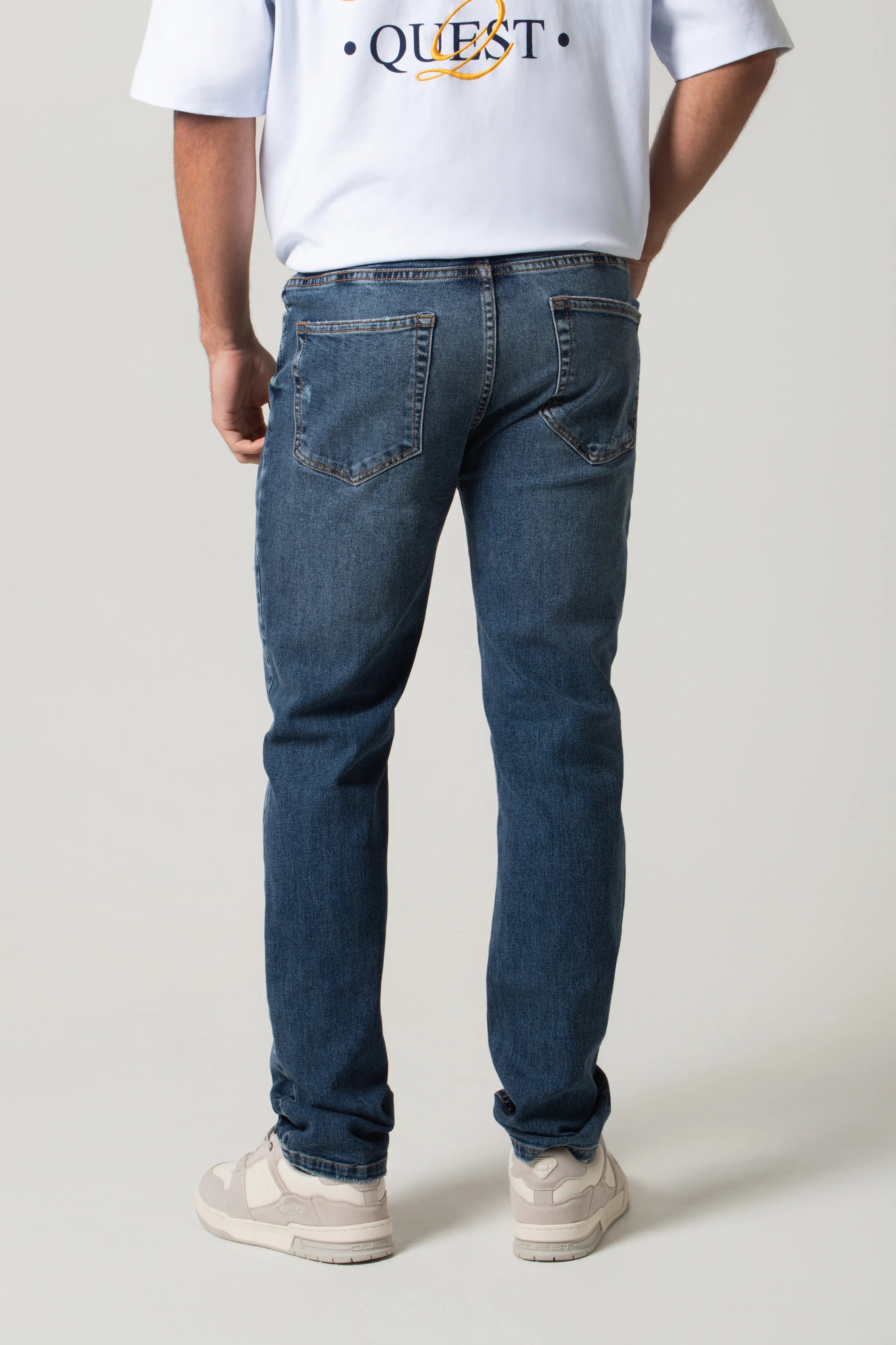 JEAN 5 BOLSILLOS COLOR AZUL OSCURO