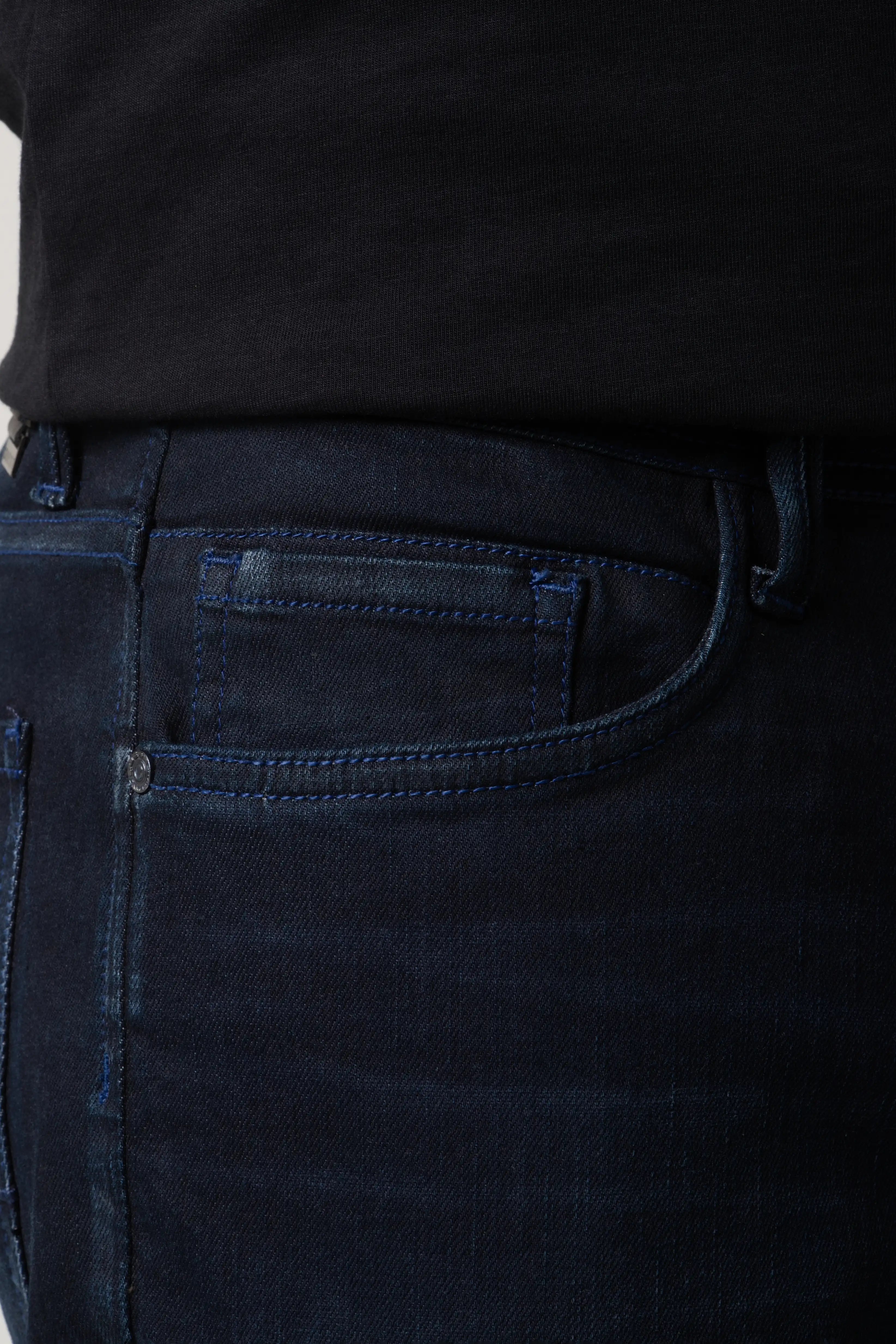 JEAN 5 BOLSILLOS COLOR AZUL OSCURO