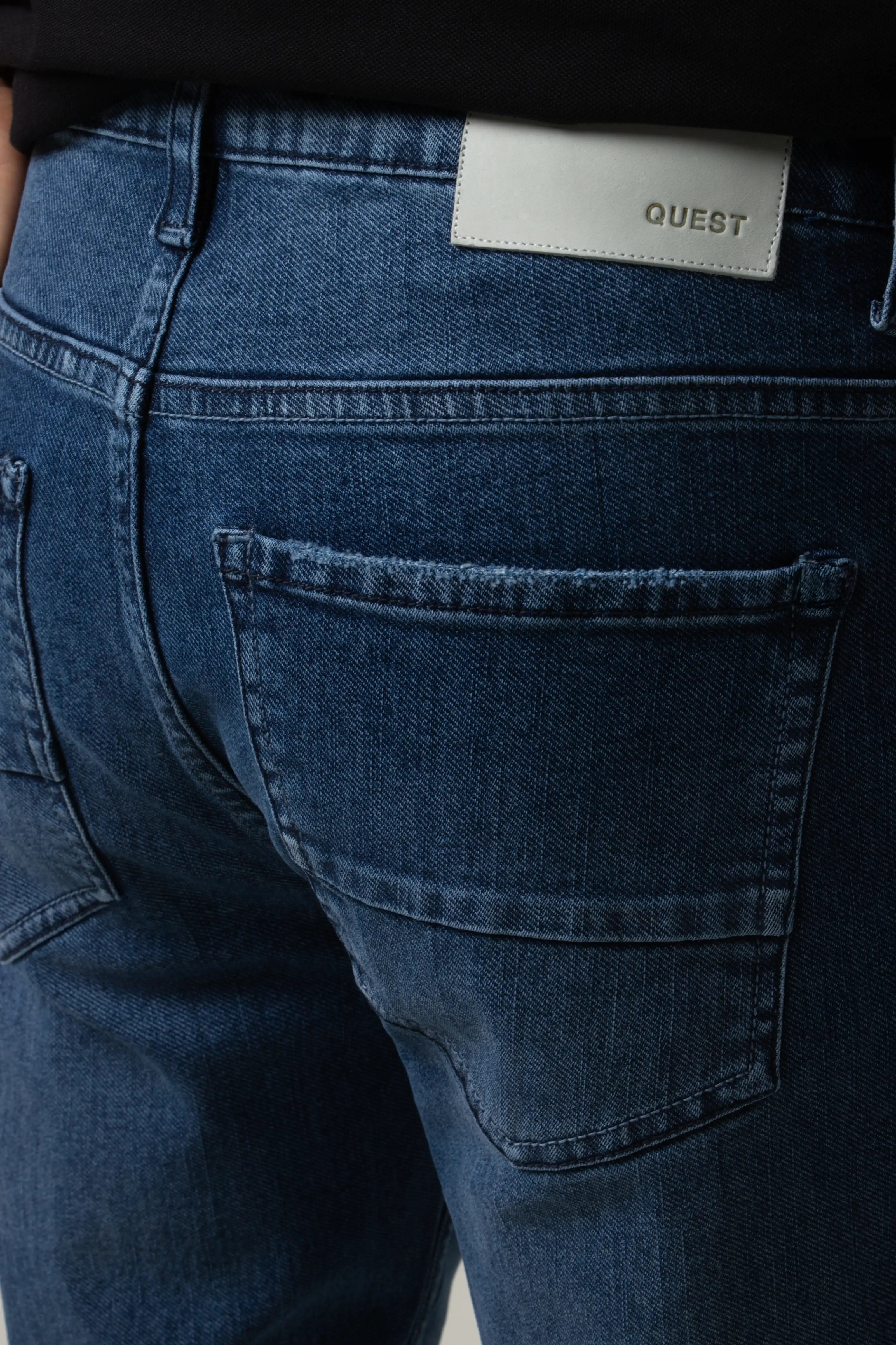 JEAN 5 BOLSILLOS COLOR AZUL MEDIO