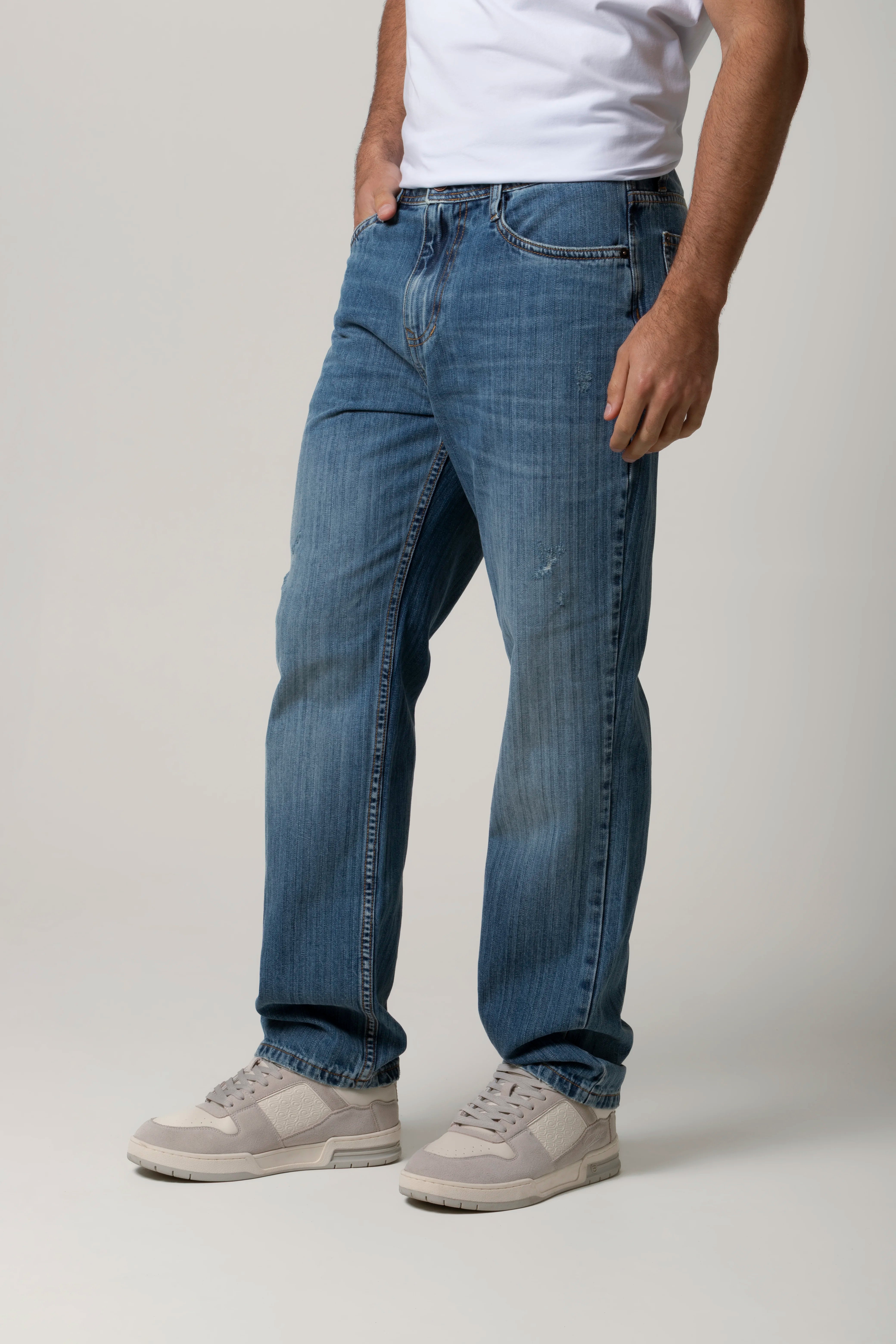 JEAN 5 BOLSILLOS COLOR AZUL MEDIO