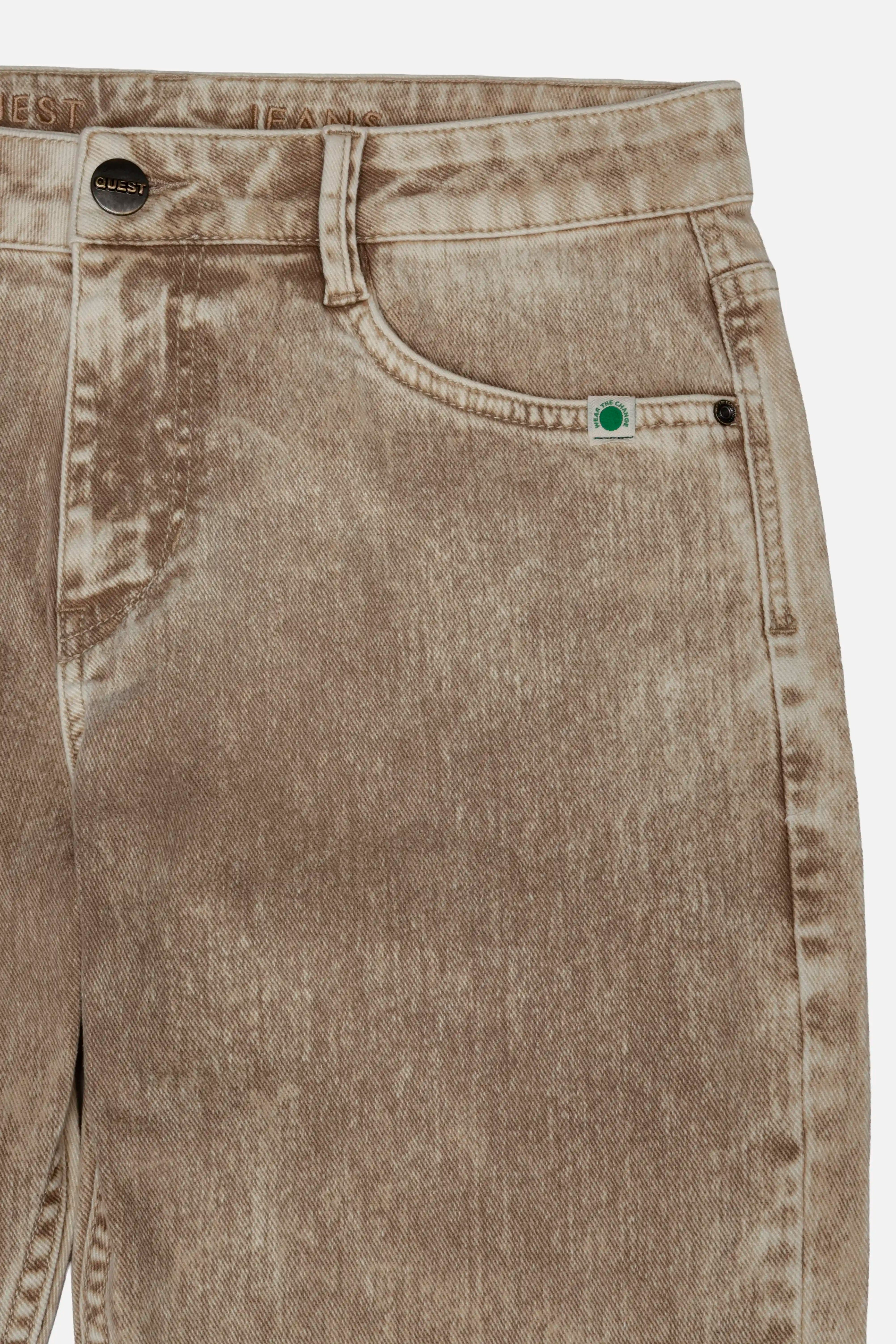 JEAN 5 BOLSILLOS COLOR AVENA