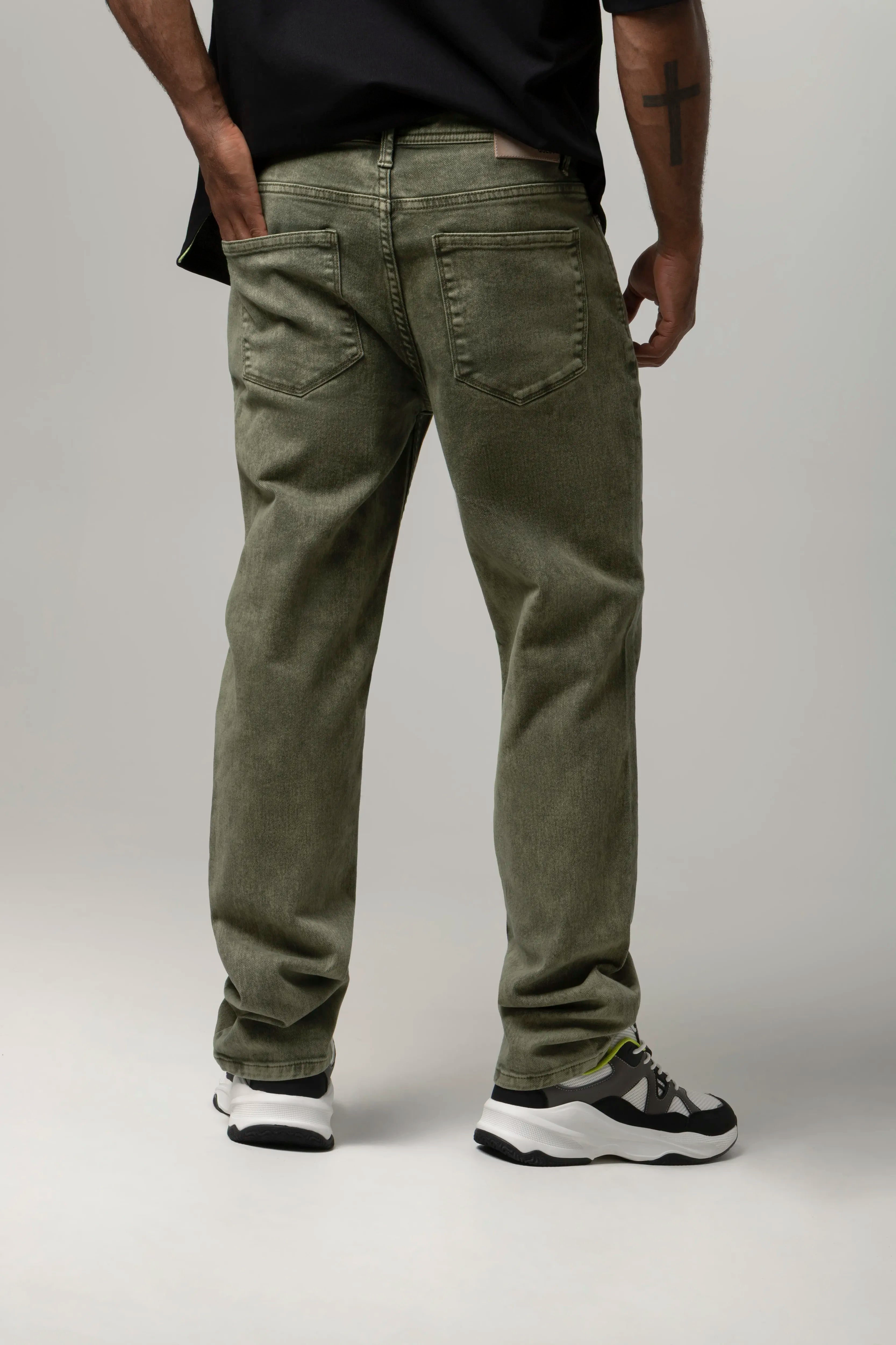 JEAN 5 BOLSILLOS COLOR VERDE