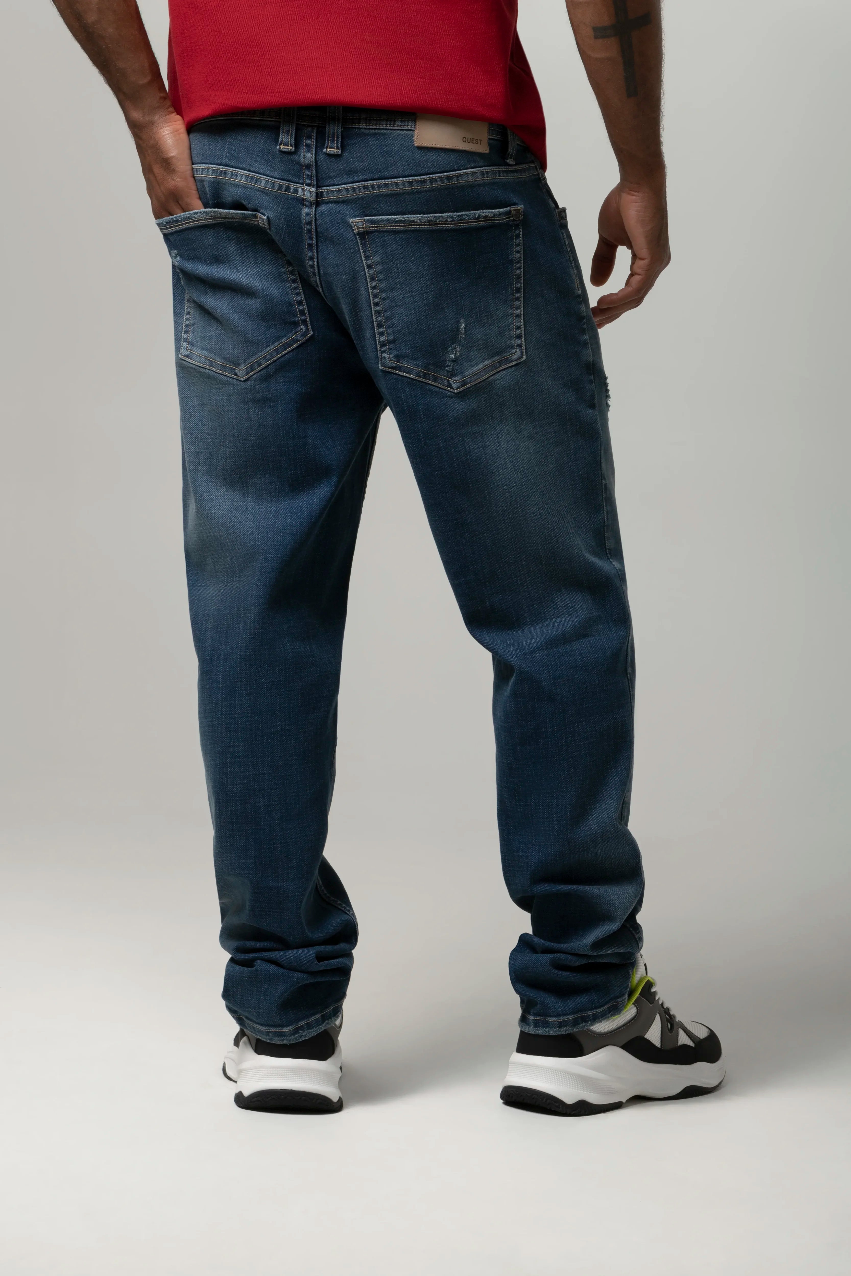 JEAN 5 BOLSILLOS COLOR AZUL MEDIO