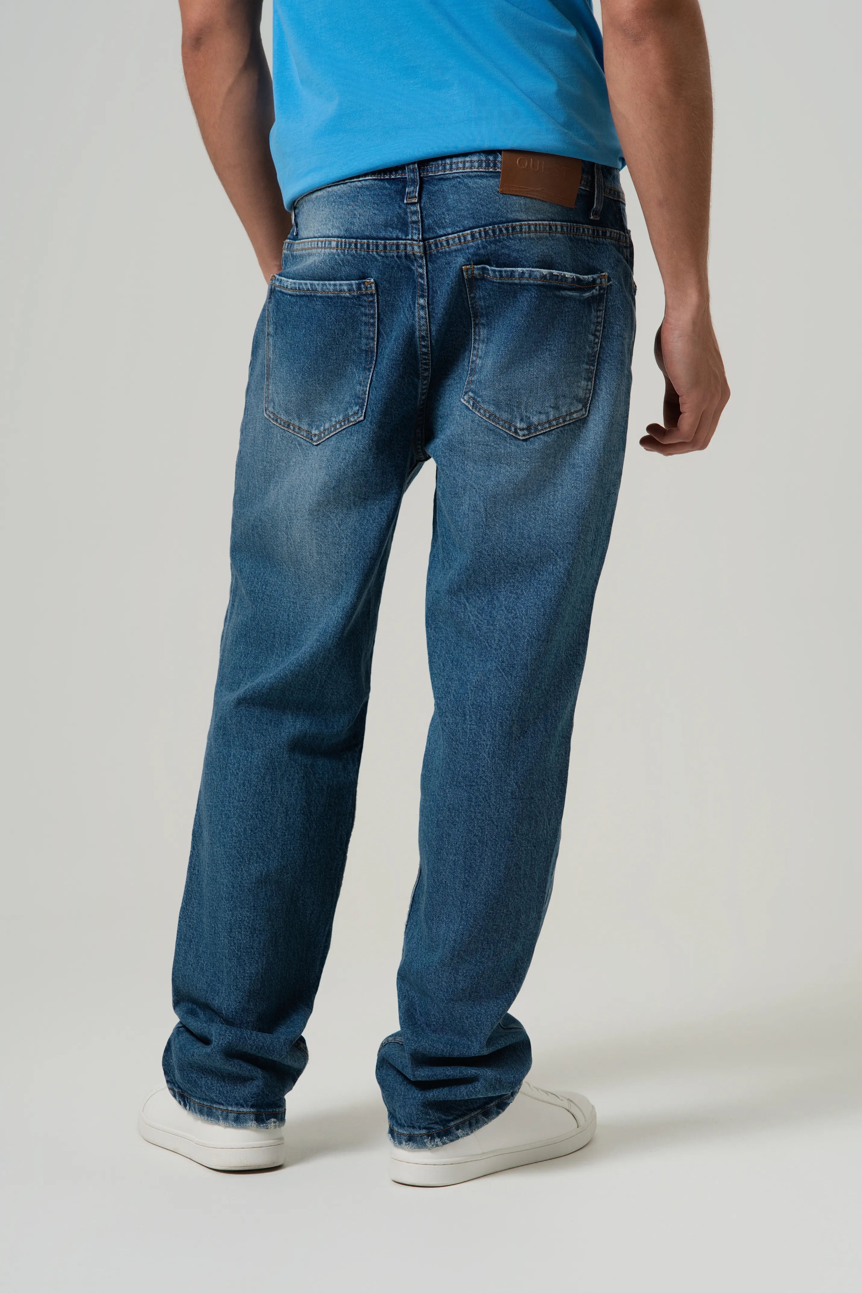 JEAN 5 BOLSILLOS COLOR AZUL MEDIO