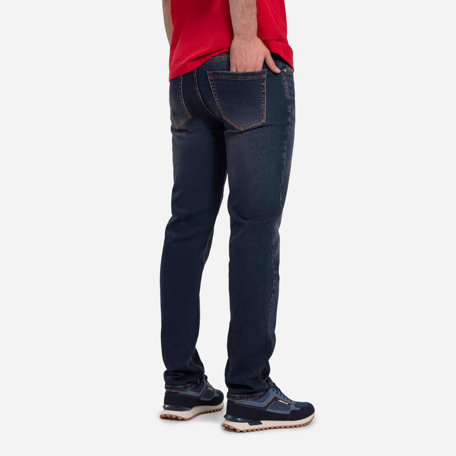 JEAN 5 BOLSILLOS COLOR AZUL OSCURO