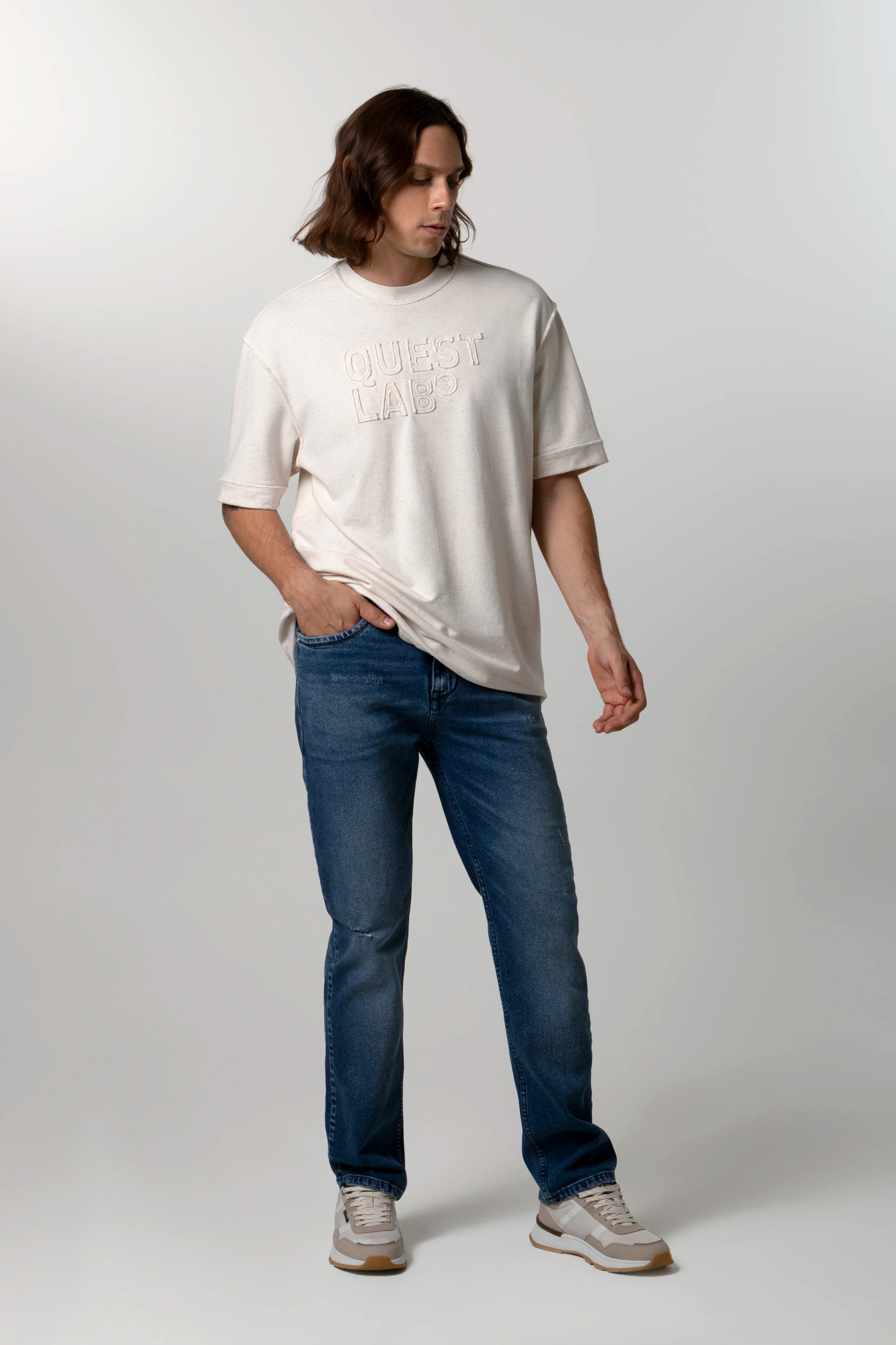 JEAN 5 BOLSILLOS COLOR AZUL MEDIO