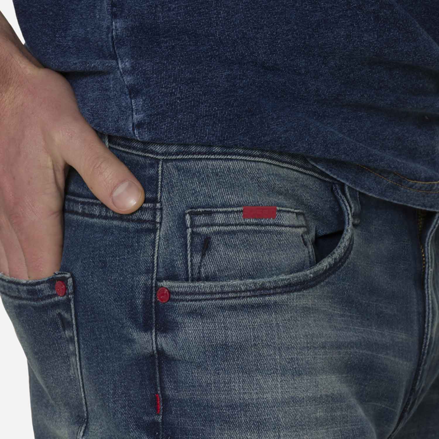 JEAN 5 BOLSILLOS COLOR AZUL MEDIO