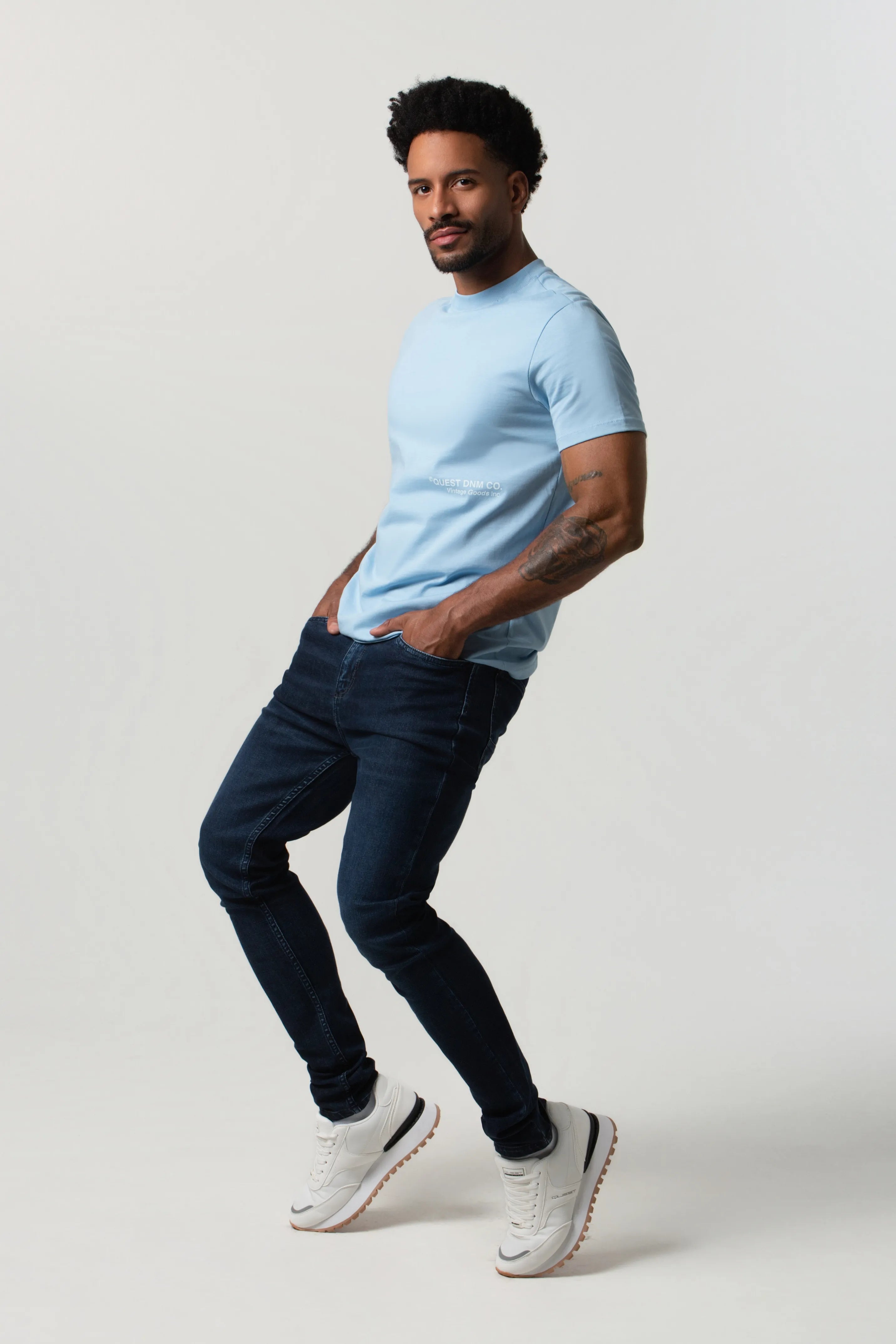 JEAN 5 BOLSILLOS COLOR AZUL OSCURO