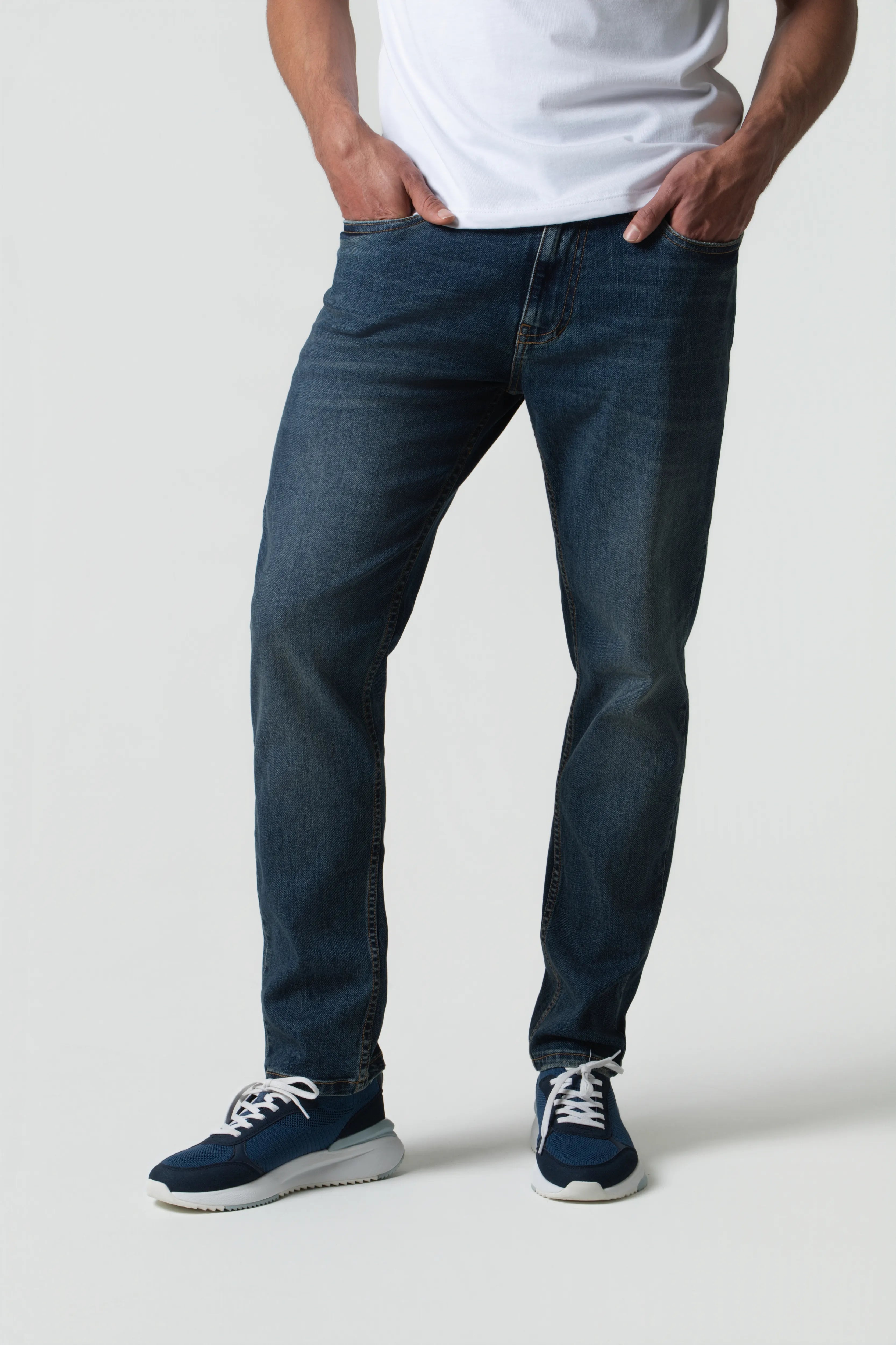 JEAN 5 BOLSILLOS COLOR AZUL OSCURO