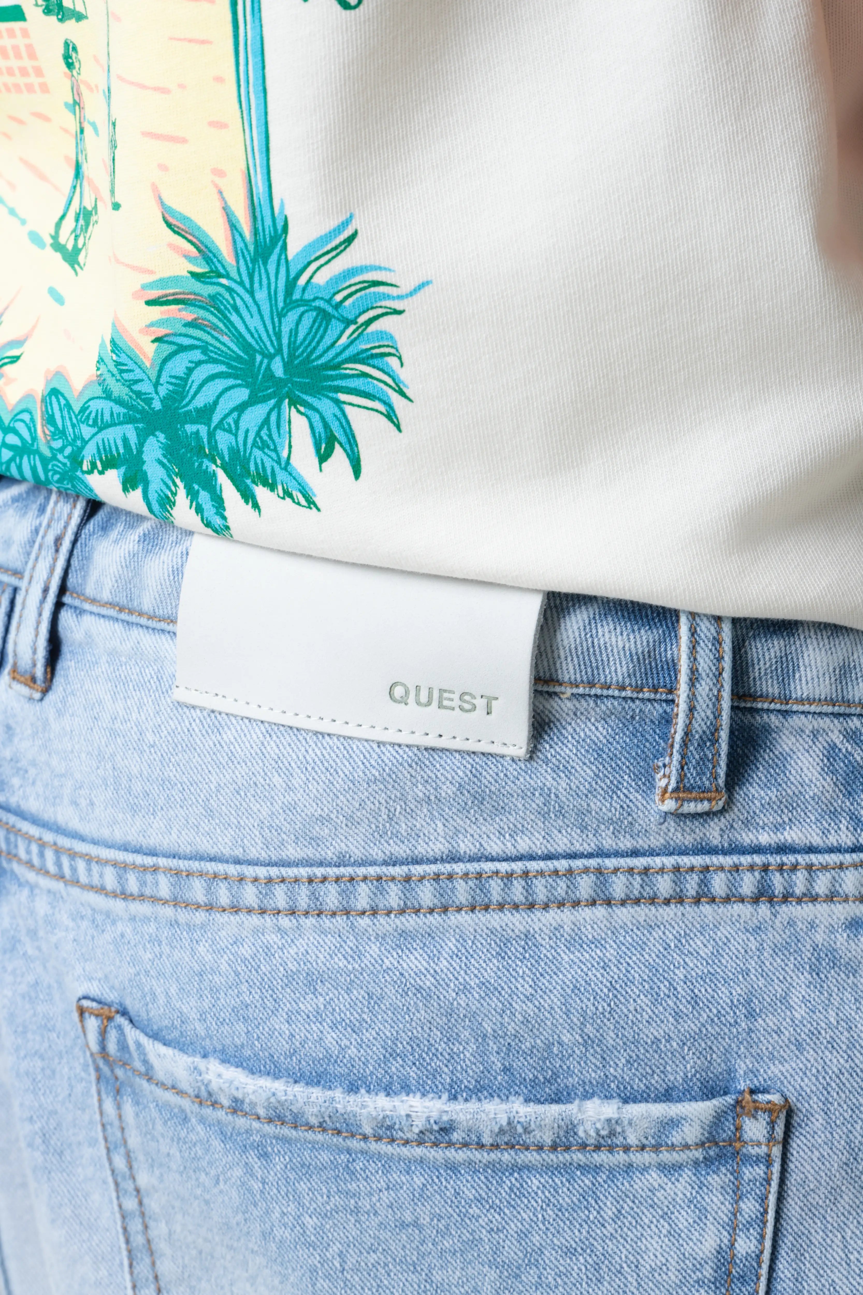 JEAN 5 BOLSILLOS COLOR AZUL CLARO