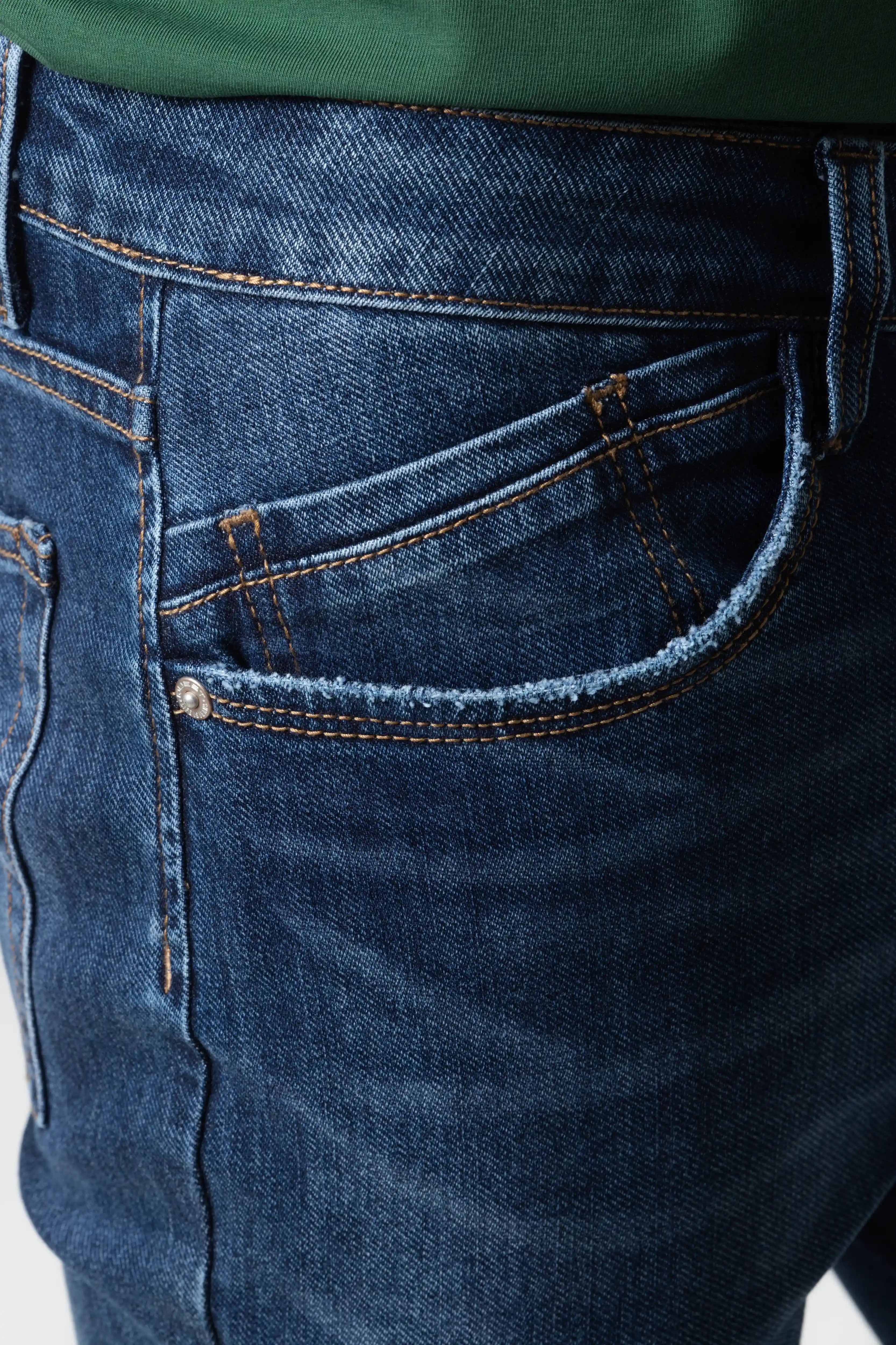 JEAN 5 BOLSILLOS COLOR AZUL OSCURO