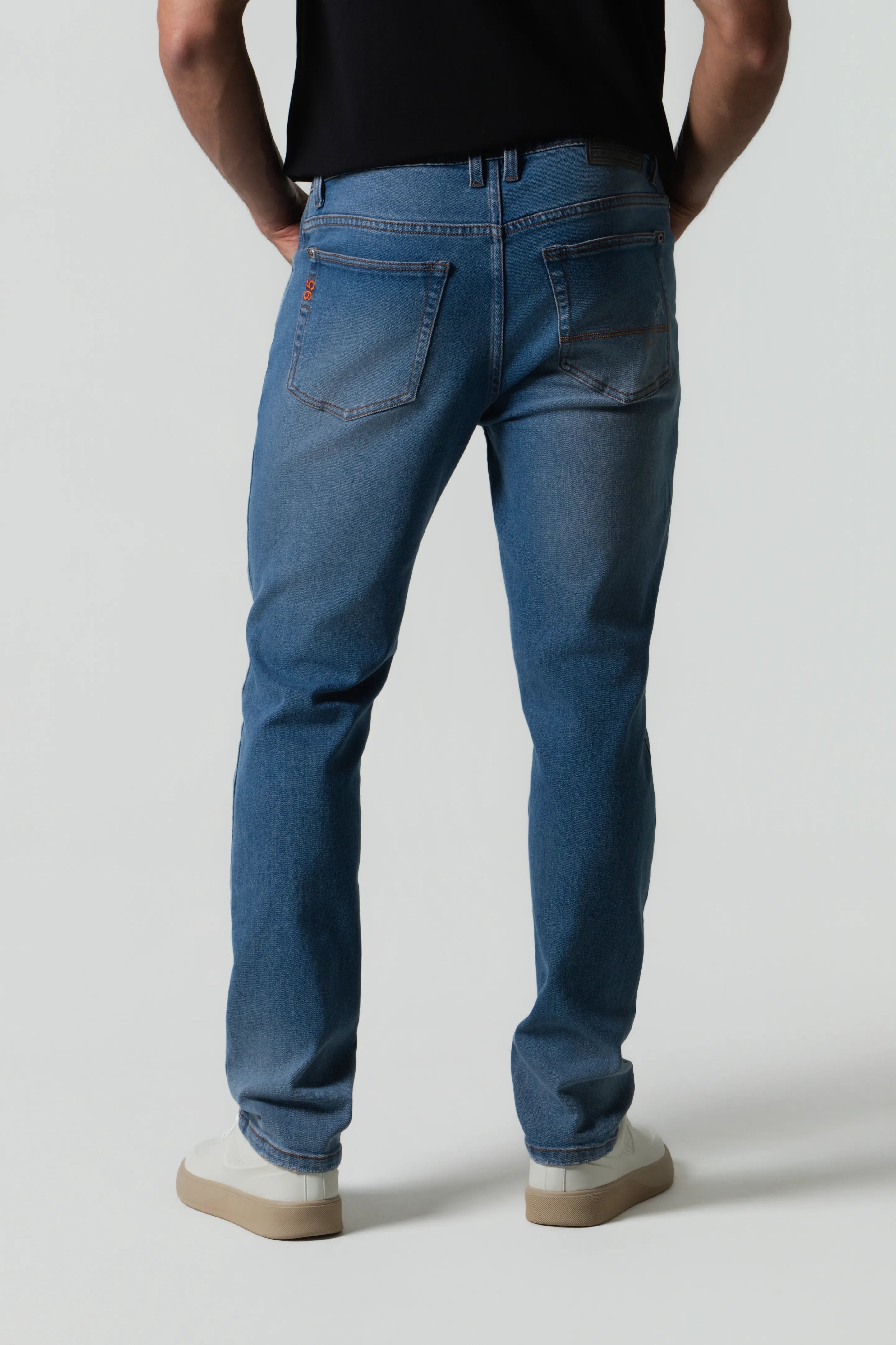 JEAN 5 BOLSILLOS COLOR AZUL MEDIO