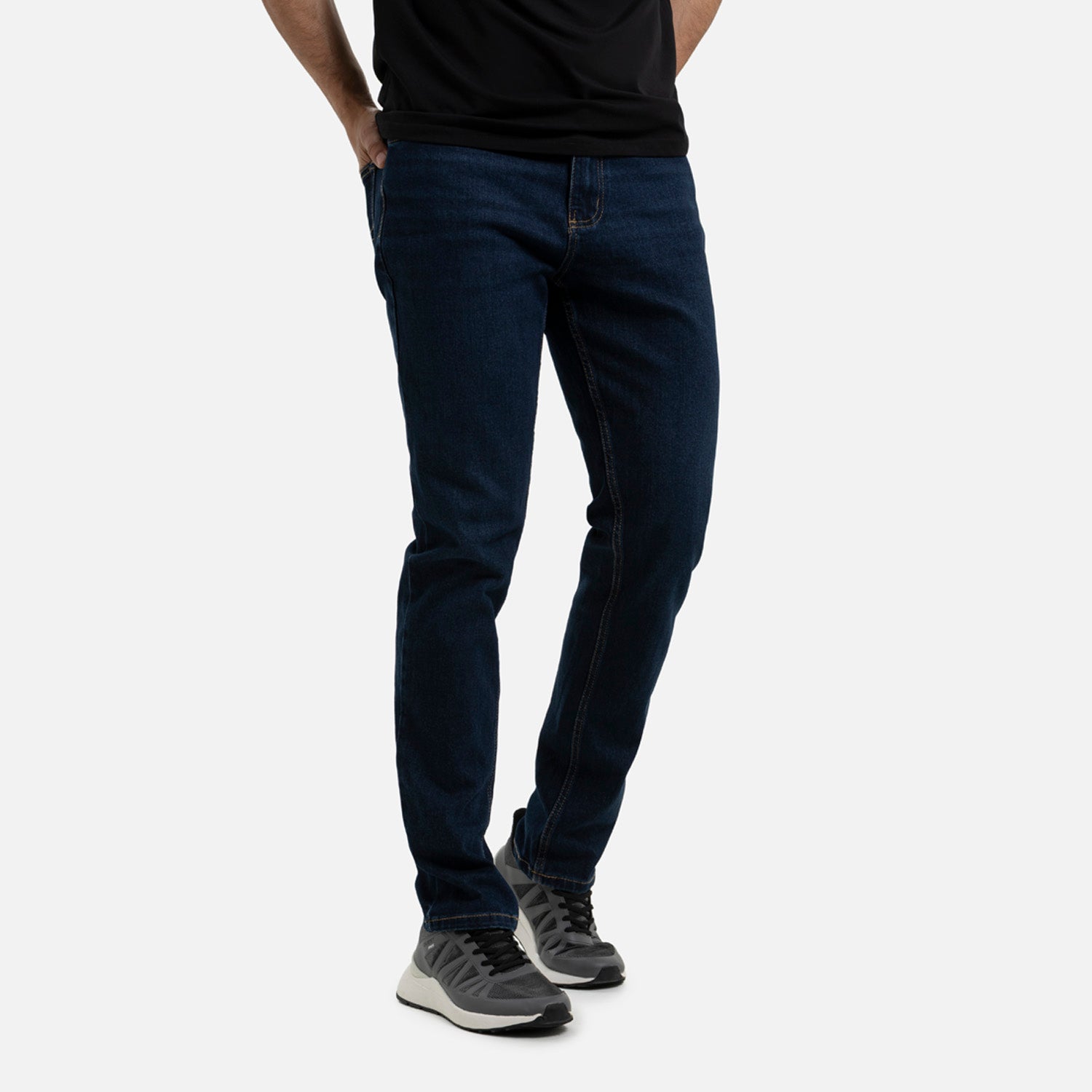 JEAN 5 BOLSILLOS COLOR AZUL OSCURO