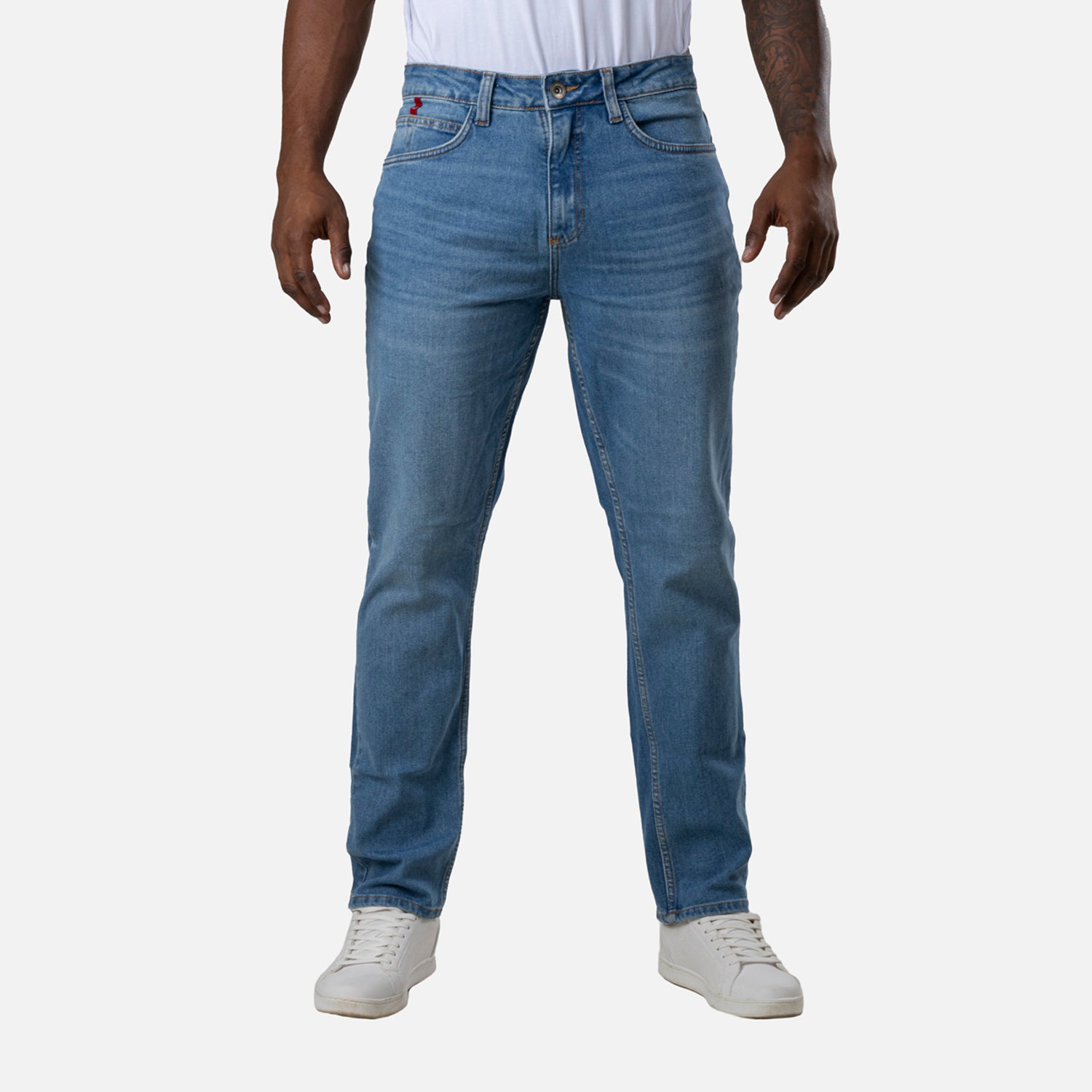 JEAN 5 BOLSILLOS COLOR AZUL MEDIO