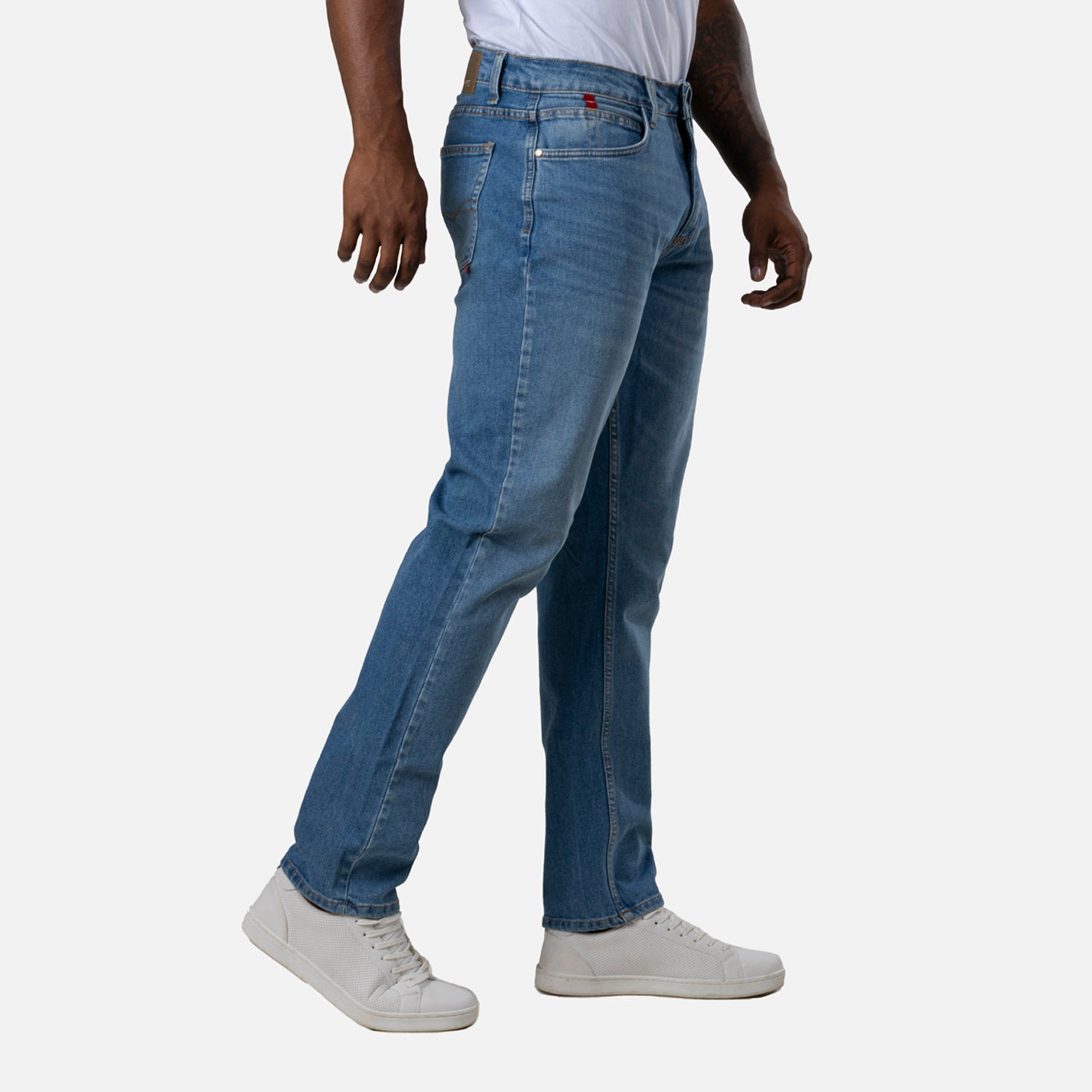 JEAN 5 BOLSILLOS COLOR AZUL MEDIO