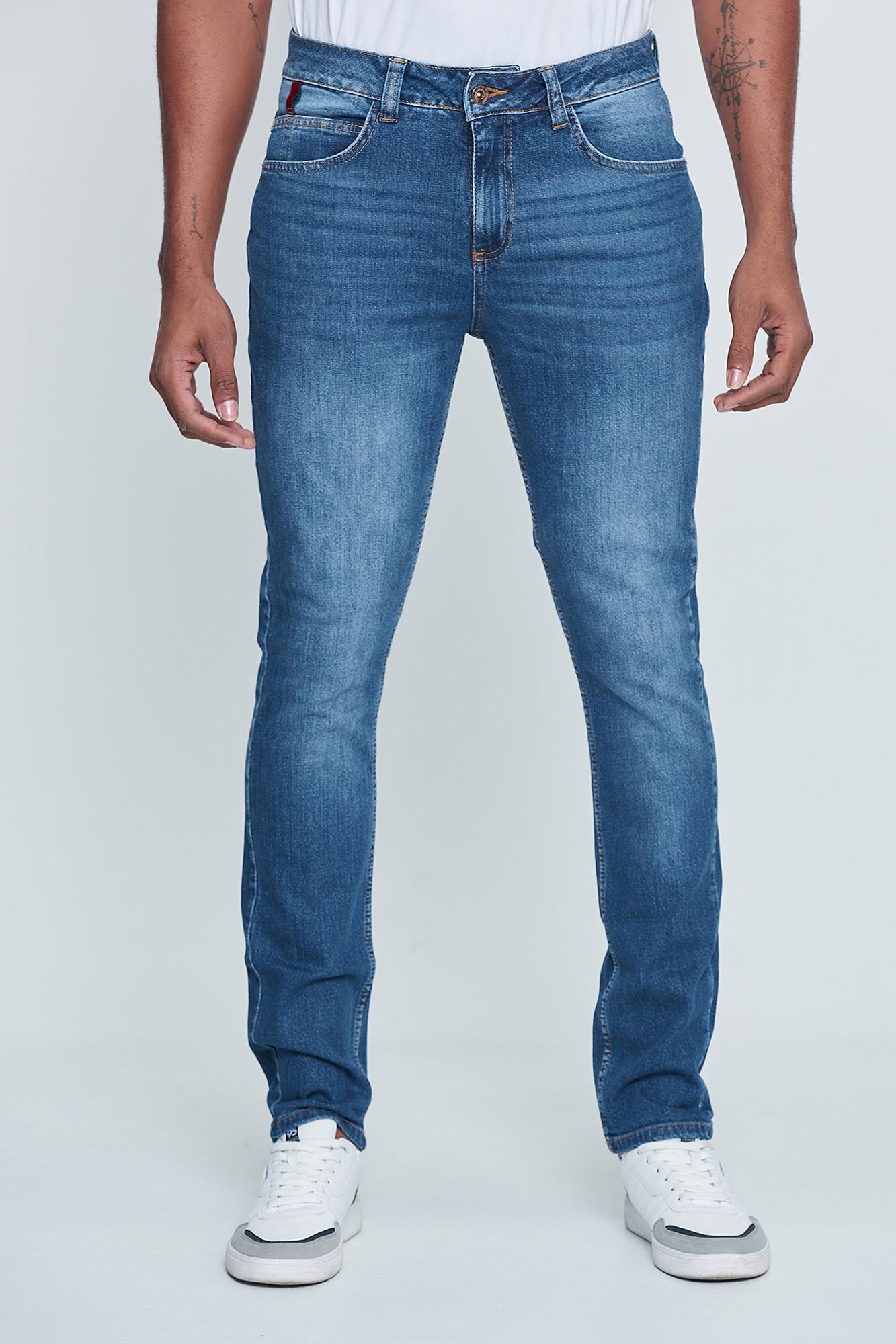 JEAN 5 BOLSILLOS COLOR AZUL MEDIO