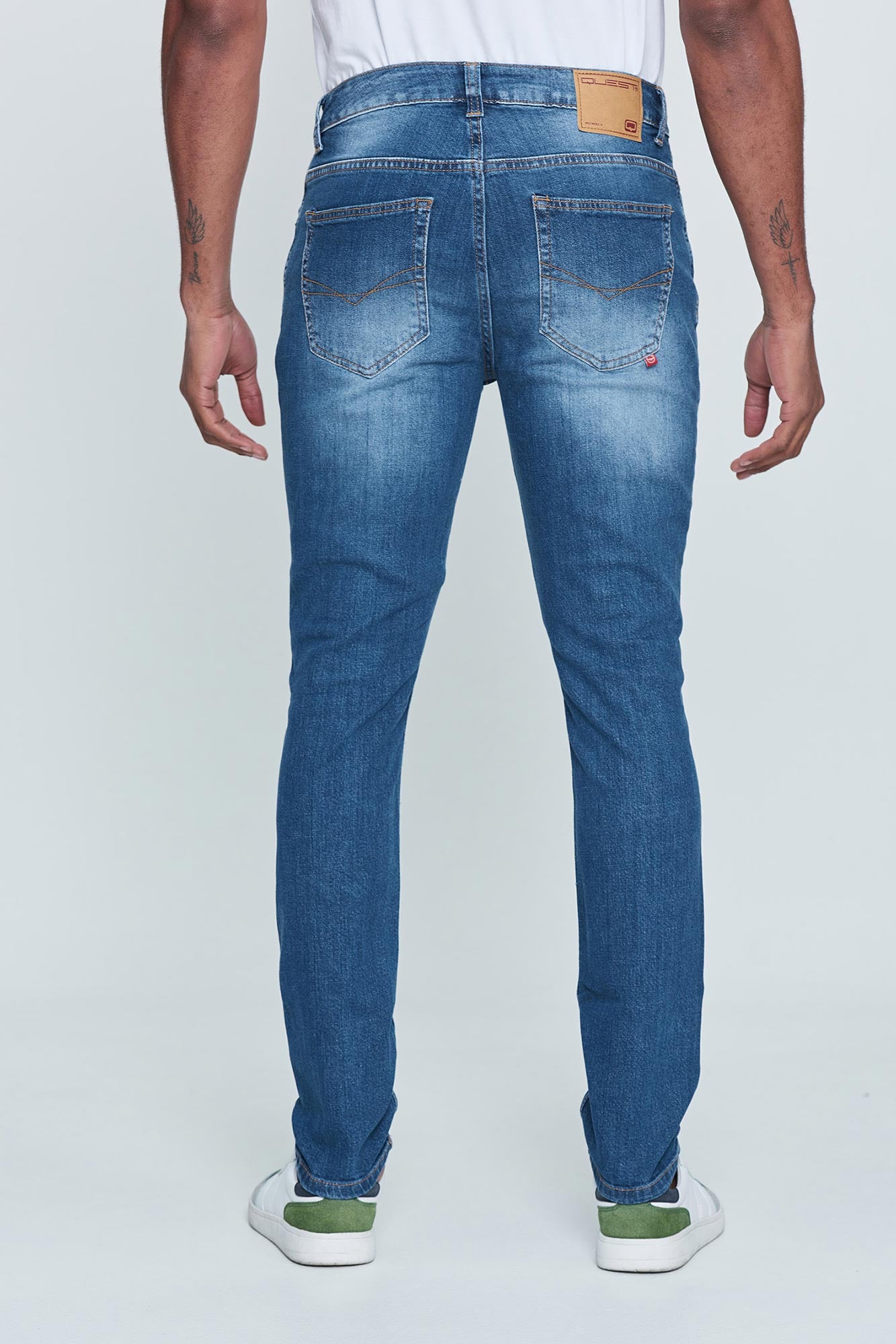 JEAN 5 BOLSILLOS COLOR AZUL MEDIO