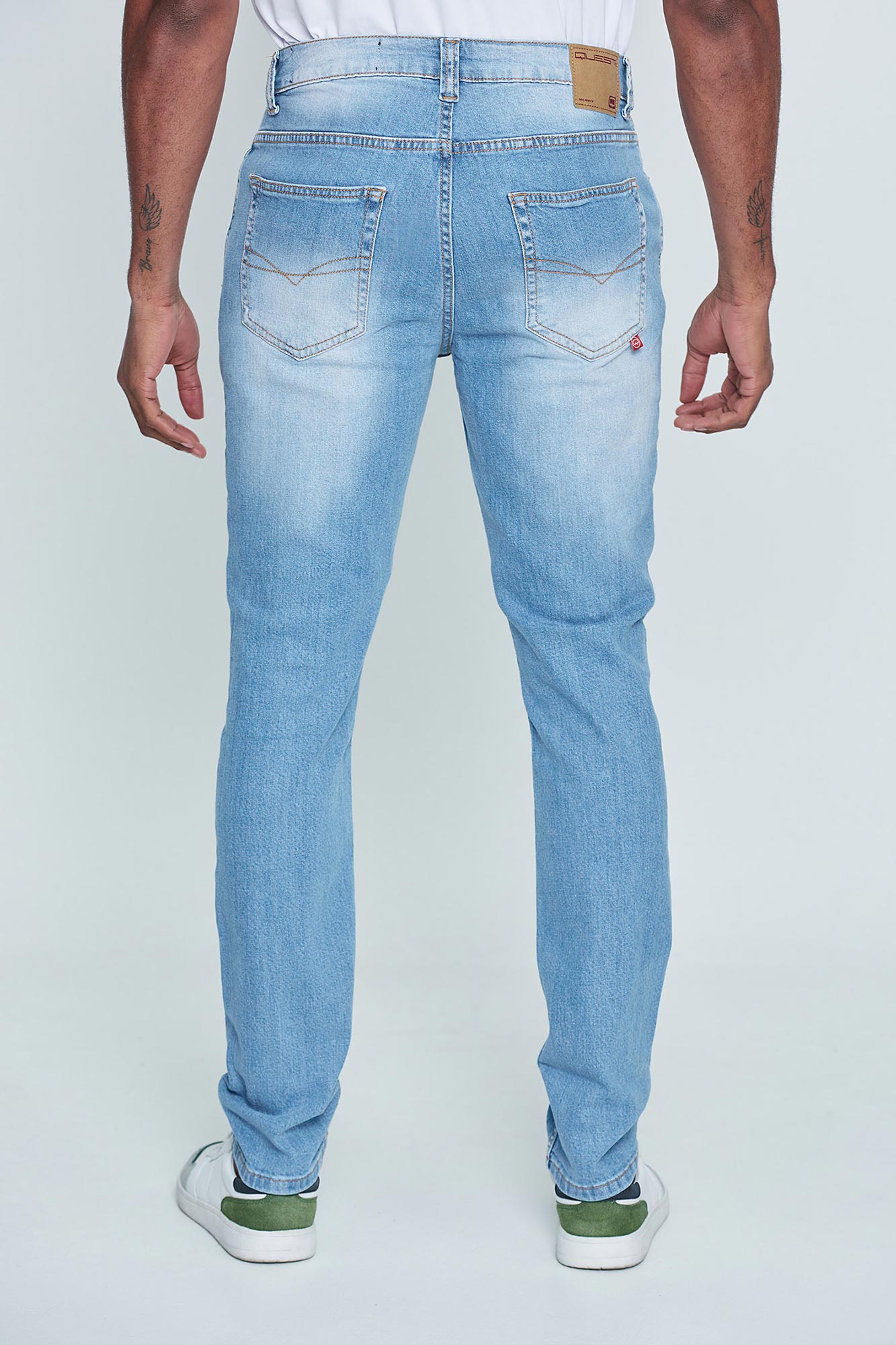 JEAN 5 BOLSILLOS COLOR AZUL CLARO