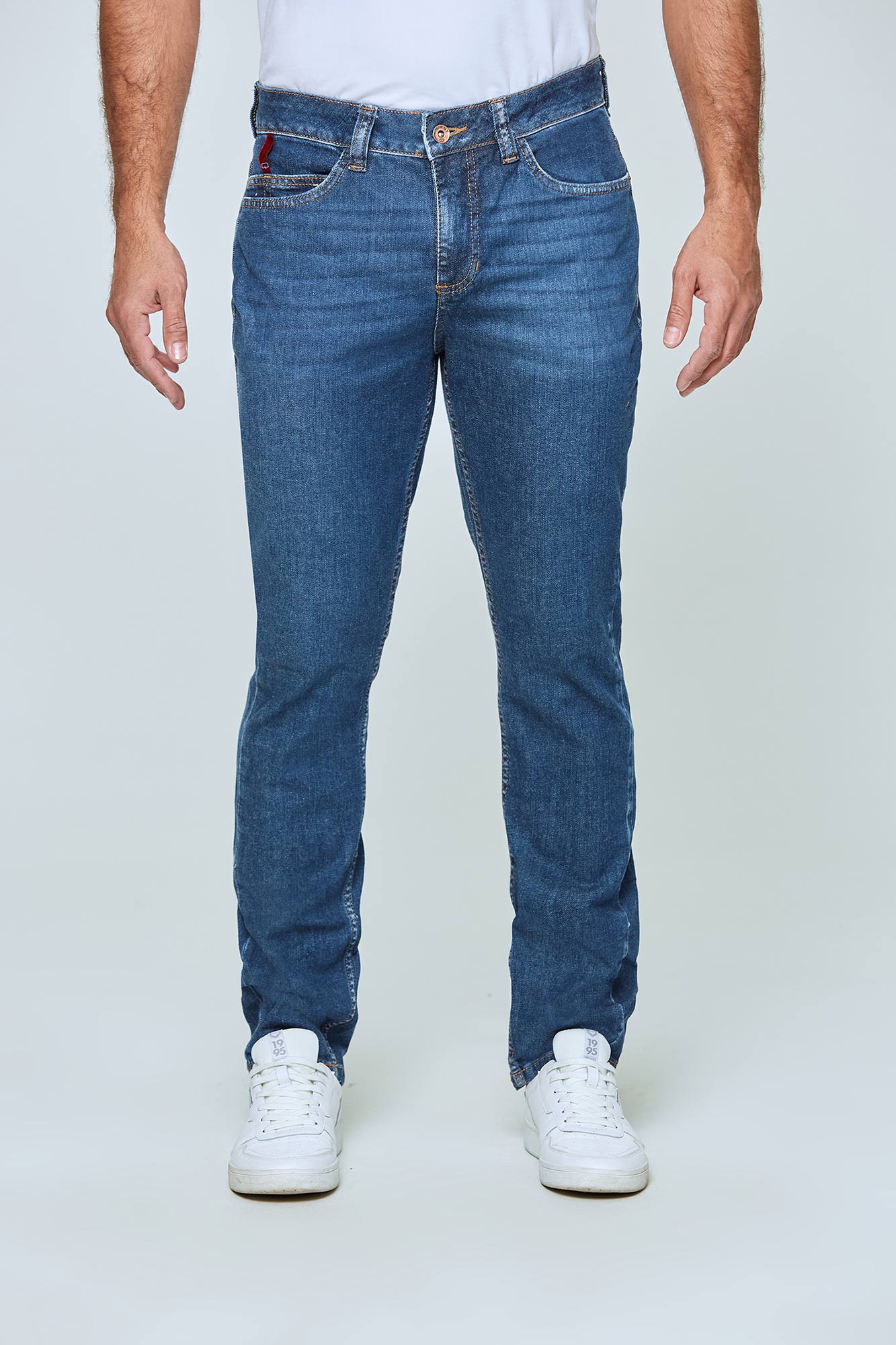 JEAN 5 BOLSILLOS COLOR AZUL MEDIO MEDIO