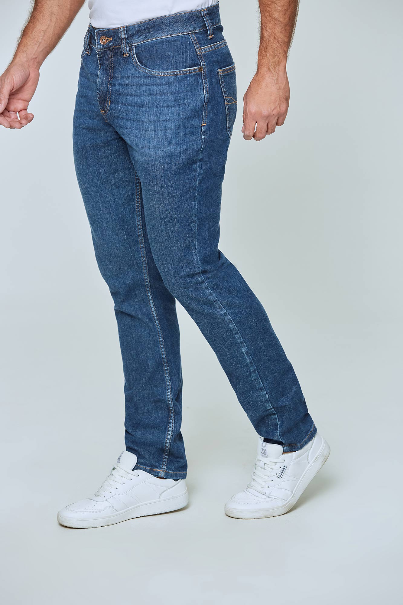 JEAN 5 BOLSILLOS COLOR AZUL MEDIO MEDIO