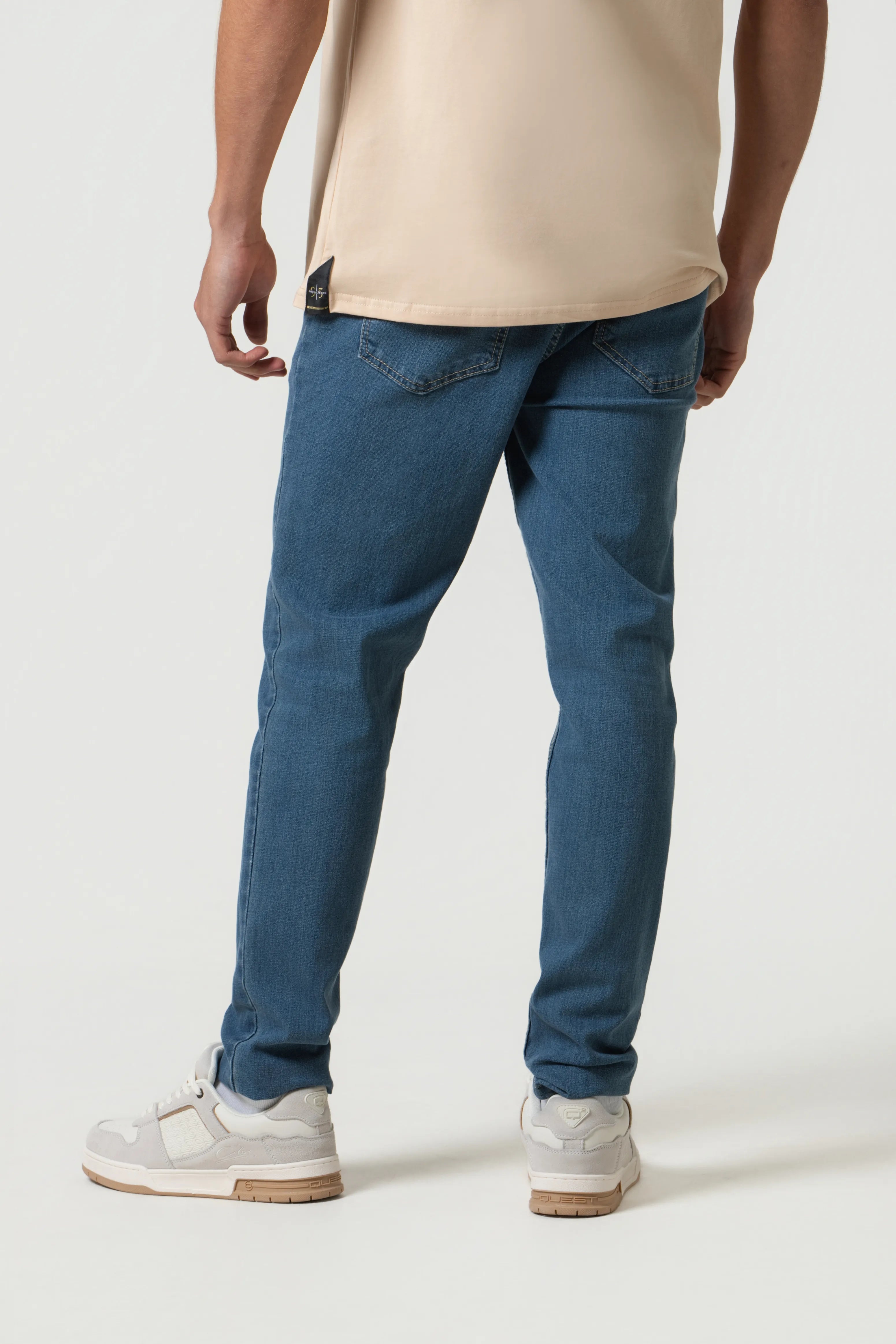 JEAN 5 BOLSILLOS COLOR AZUL MEDIO