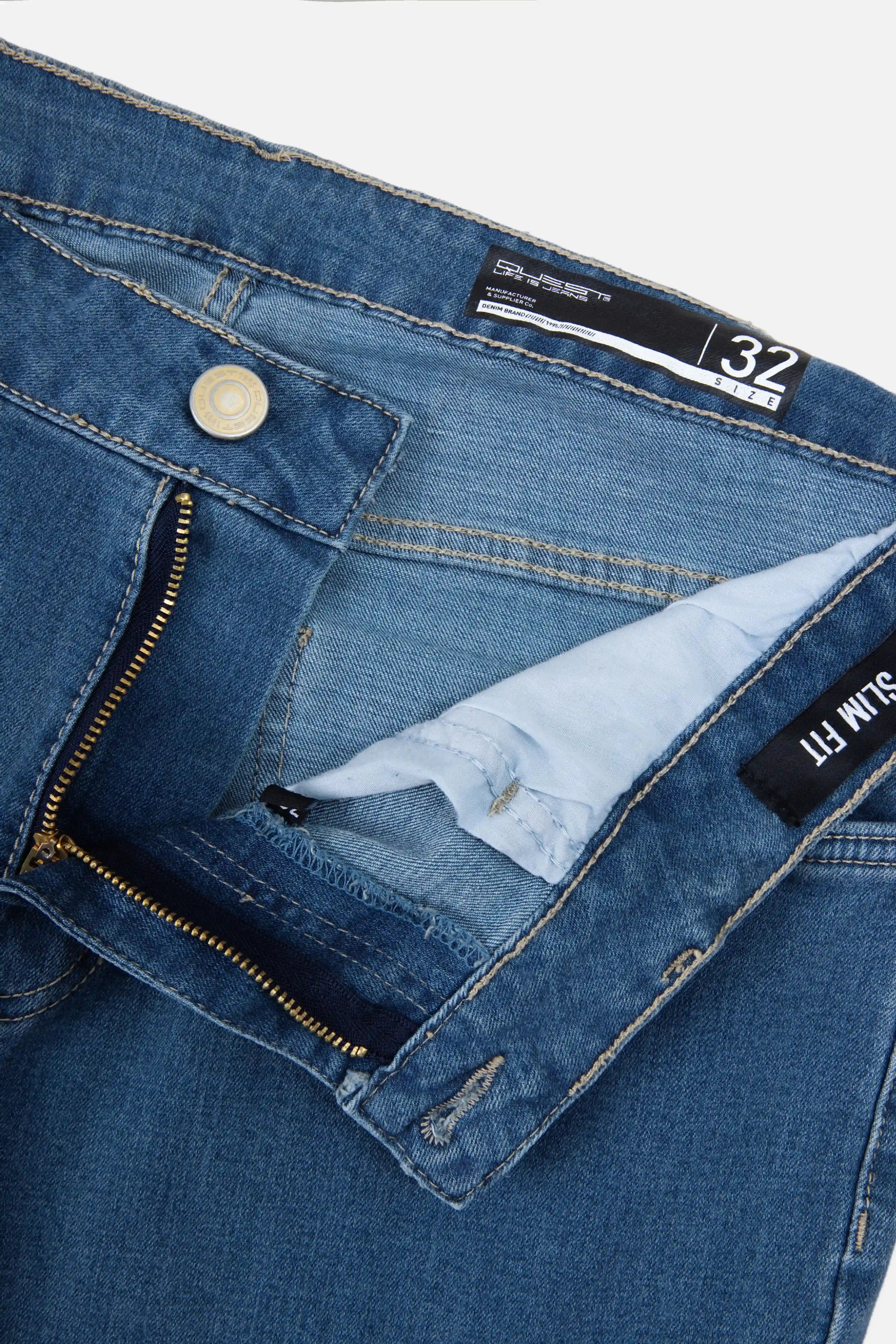 JEAN 5 BOLSILLOS COLOR AZUL MEDIO