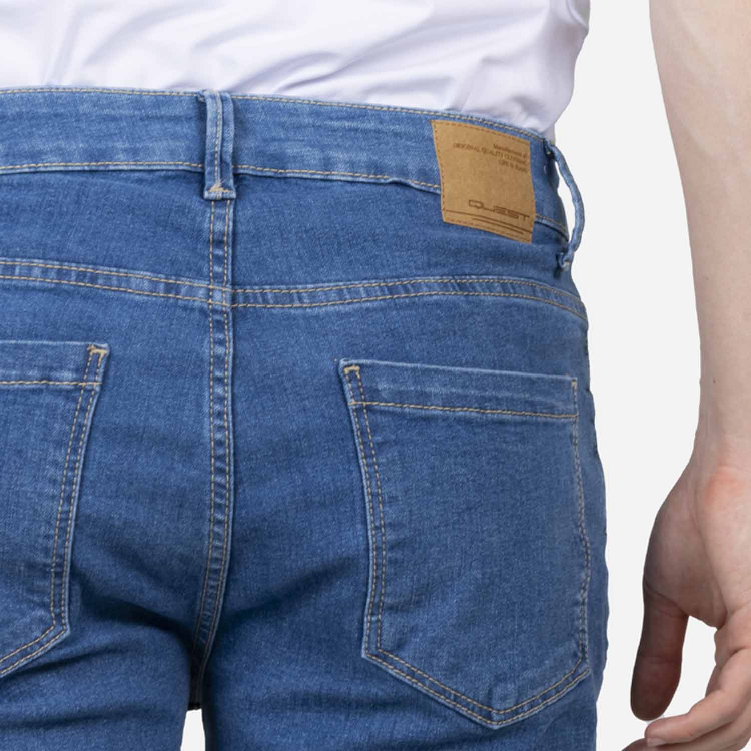 JEAN 5 BOLSILLOS COLOR AZUL MEDIO