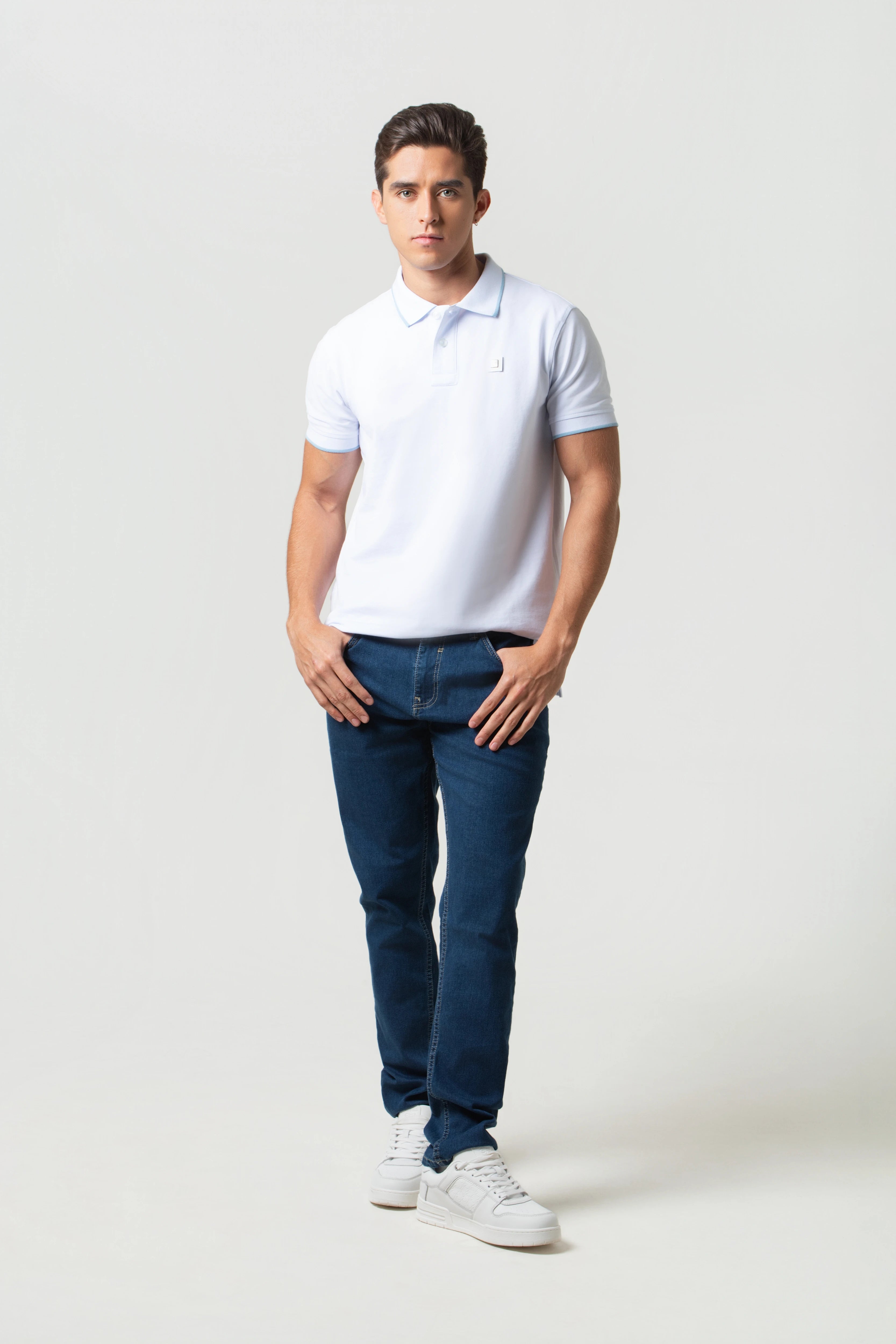 JEAN 5 BOLSILLOS COLOR AZUL MEDIO OSCURO