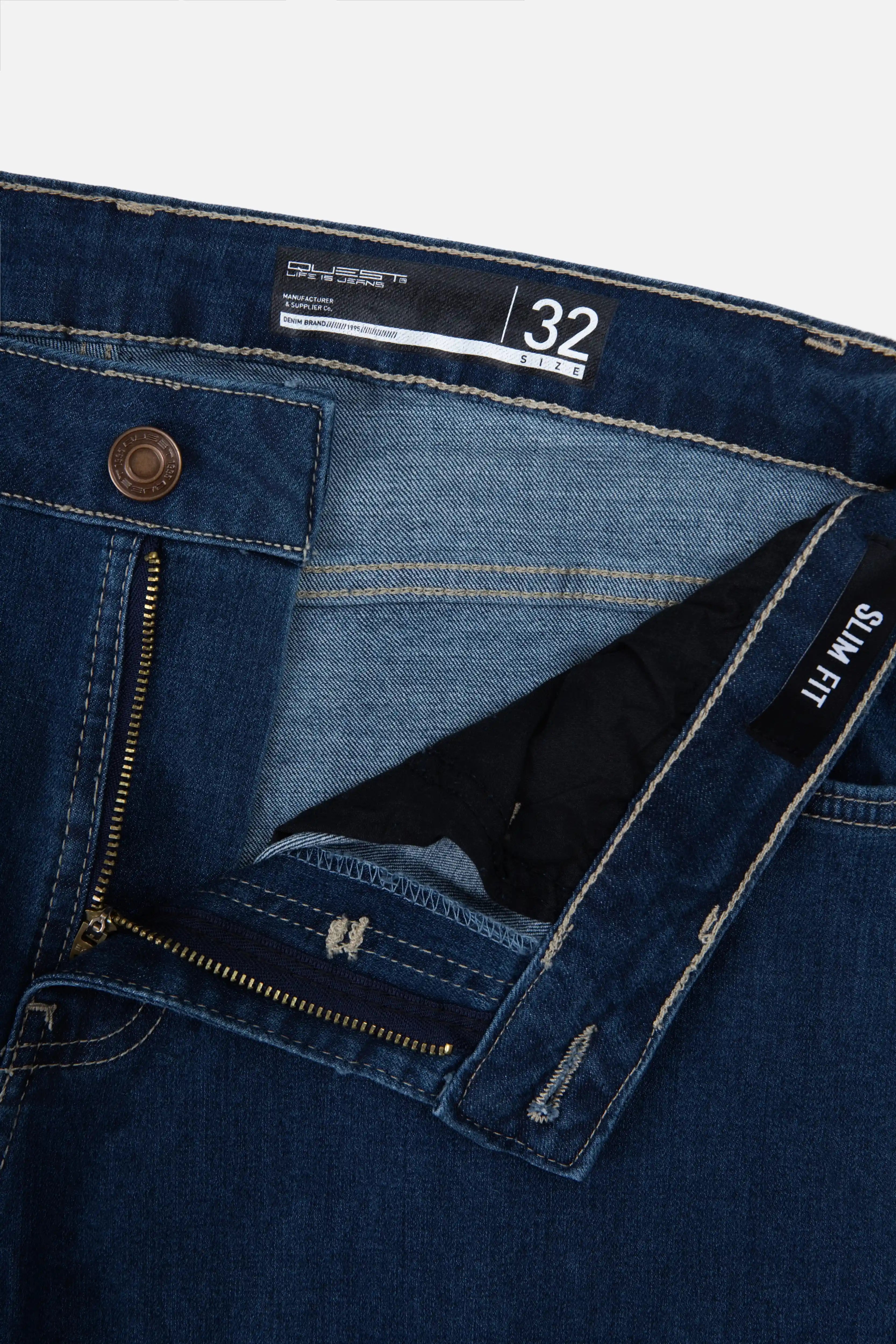 JEAN 5 BOLSILLOS COLOR AZUL MEDIO OSCURO