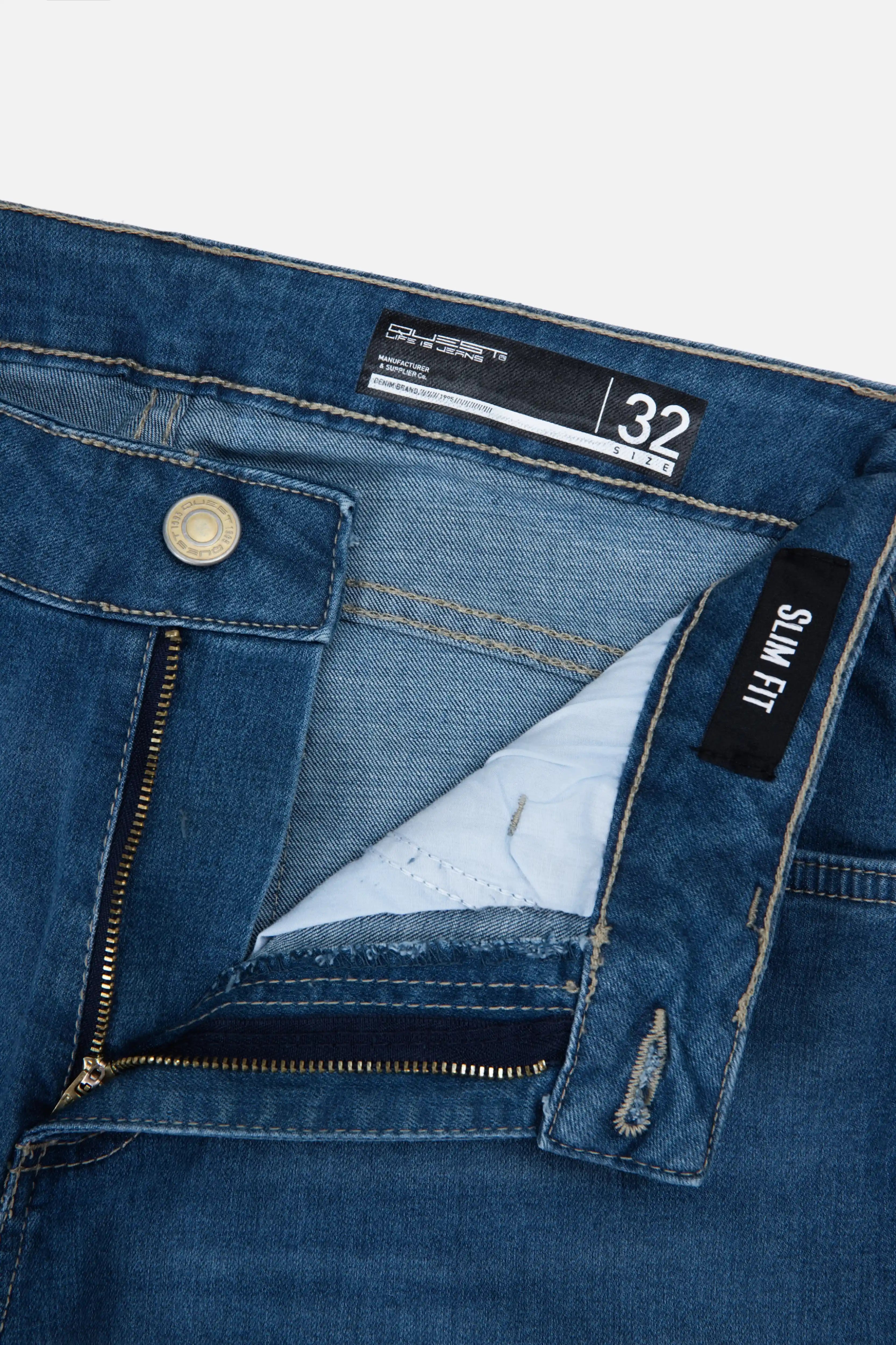 JEAN 5 BOLSILLOS COLOR AZUL MEDIO