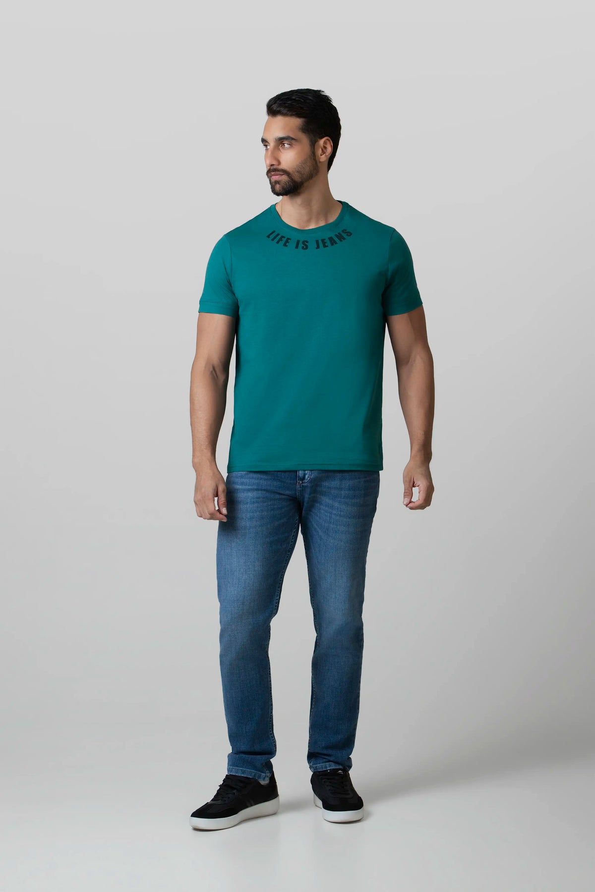 JEAN 5 BOLSILLOS COLOR AZUL MEDIO