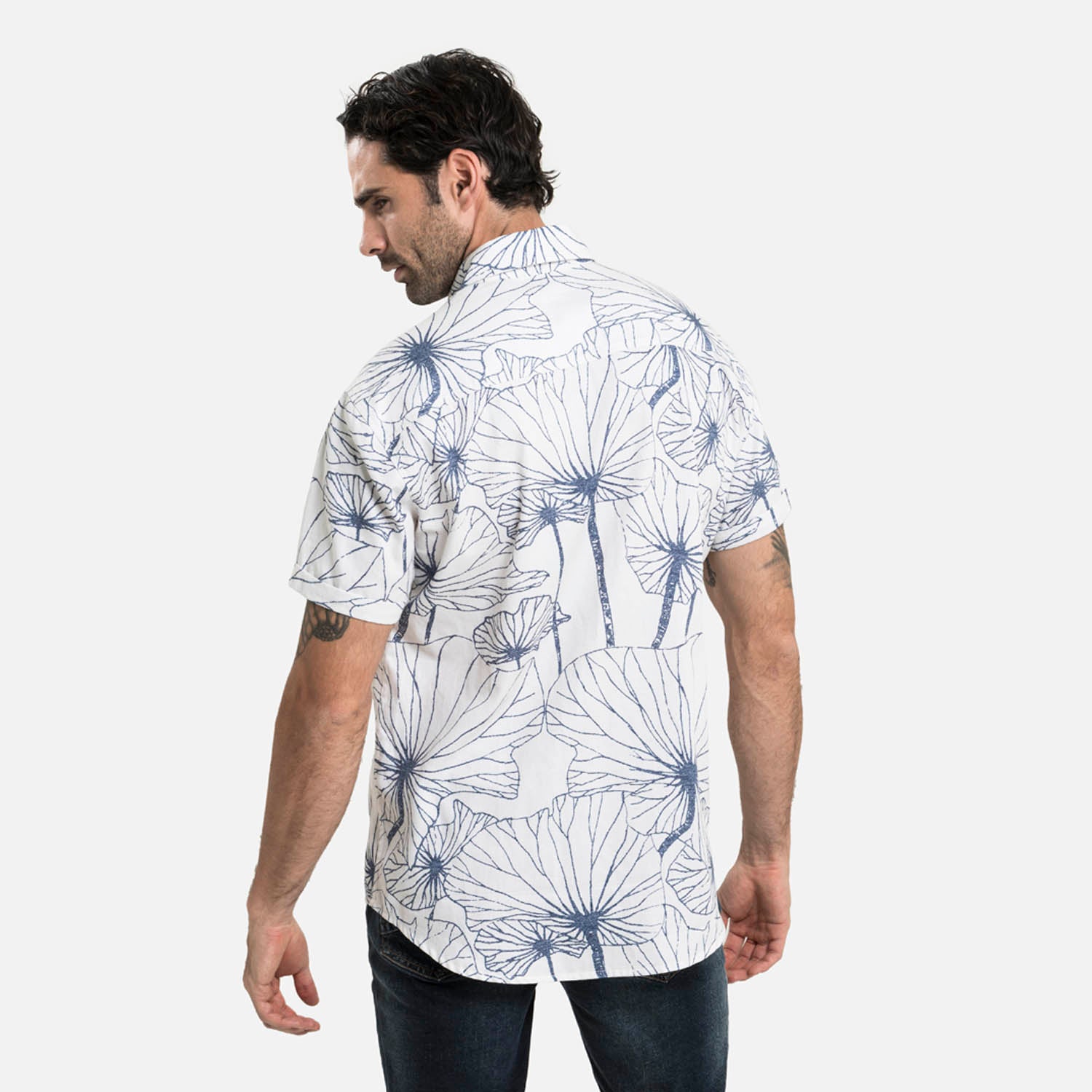 CAMISA MANGA LARGA COLOR IVORY