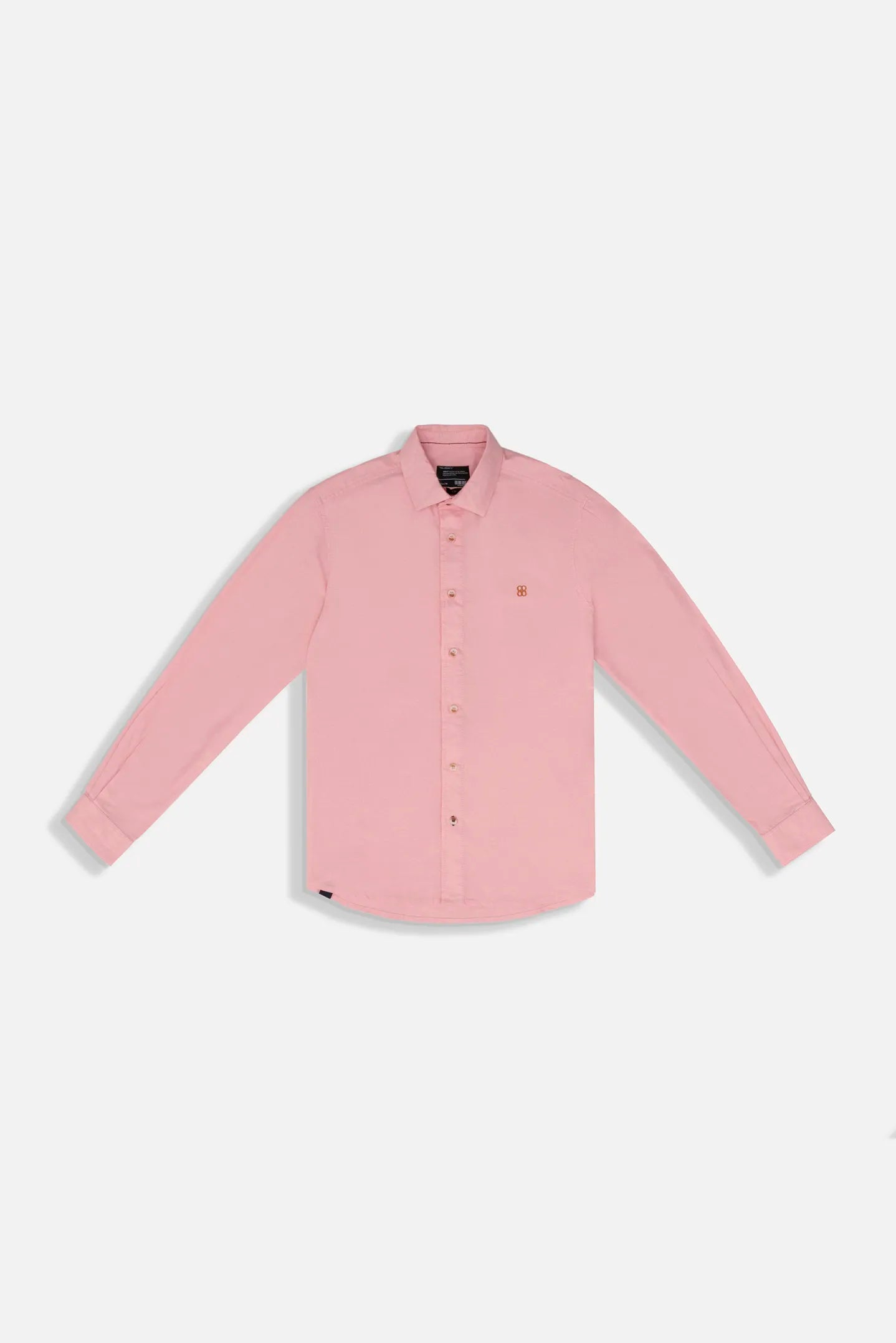 CAMISA MANGA LARGA COLOR ROSADO CLARO