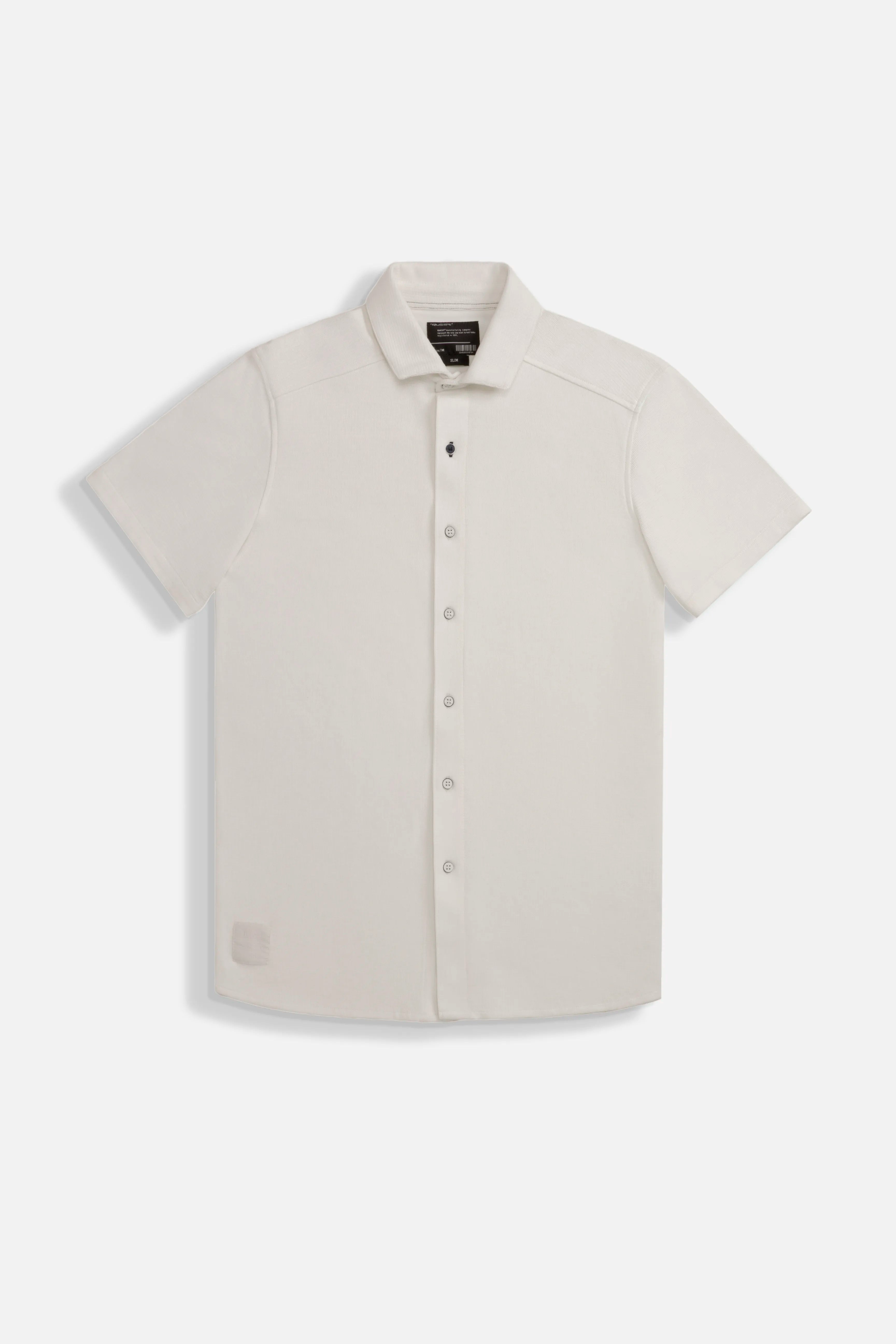 CAMISA MANGA CORTA COLOR BLANCO OPTICO