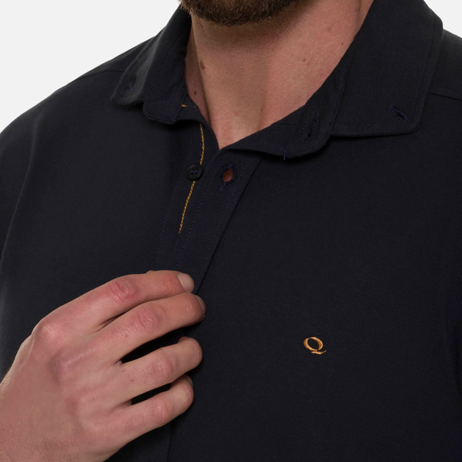 CAMISA MANGA CORTA COLOR AZUL OSCURO