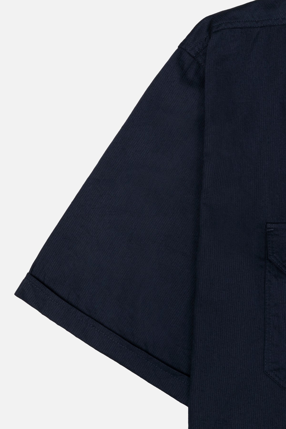 CAMISA MANGA CORTA COLOR AZUL OSCURO