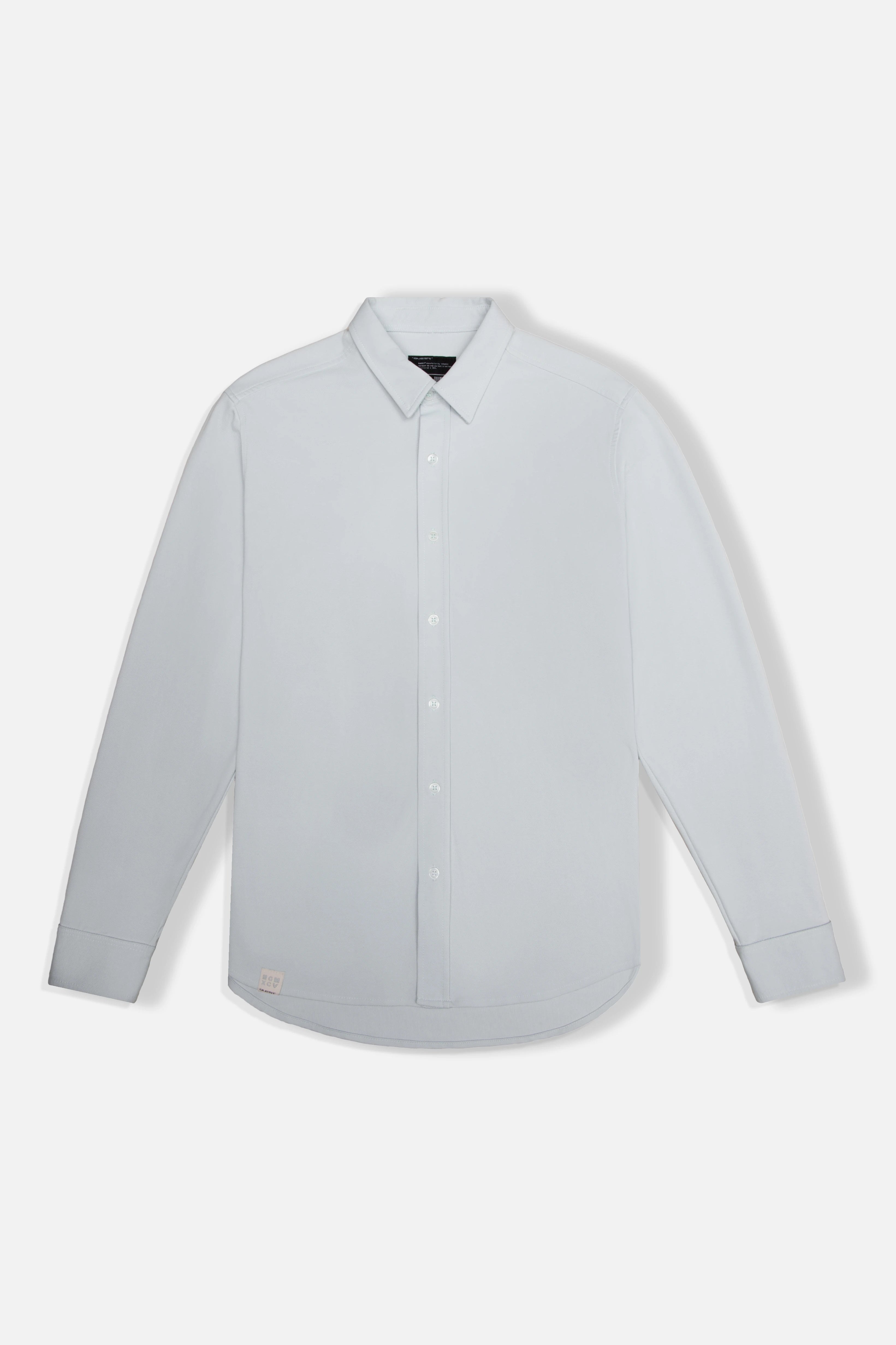 CAMISA MANGA LARGA COLOR AZUL BALADA