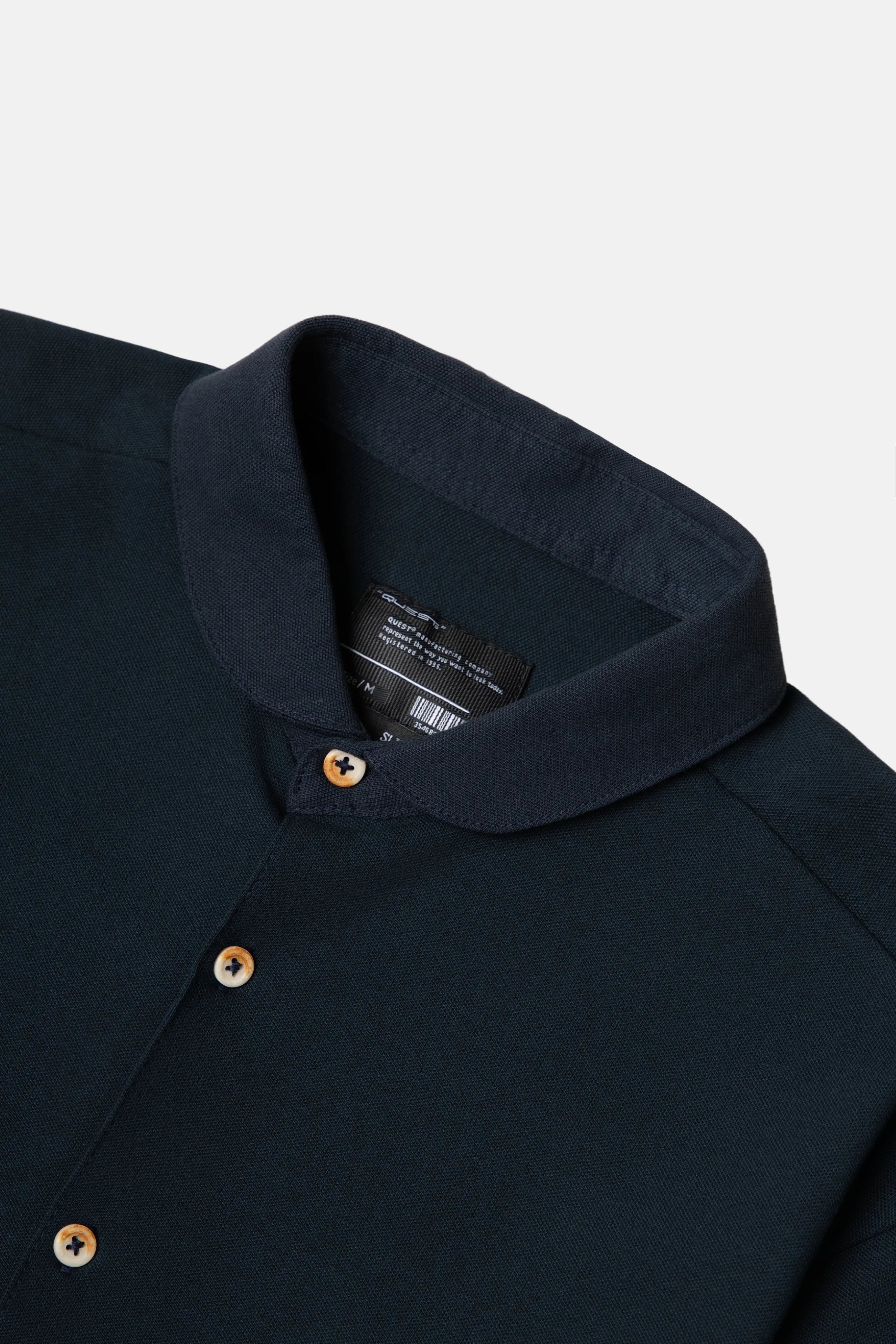 CAMISA MANGA CORTA COLOR AZUL NOCHE
