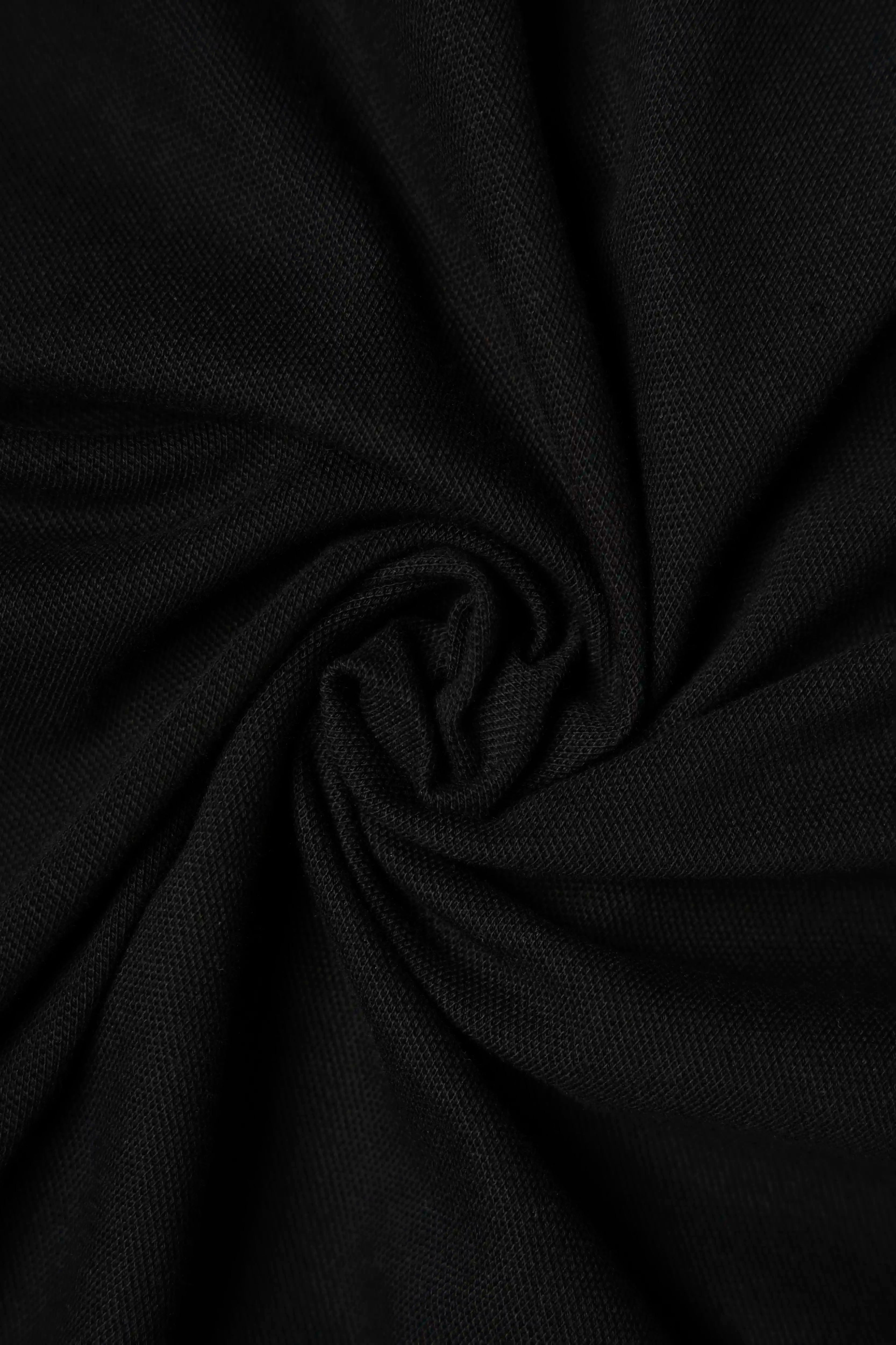 CAMISA MANGA CORTA COLOR NEGRO