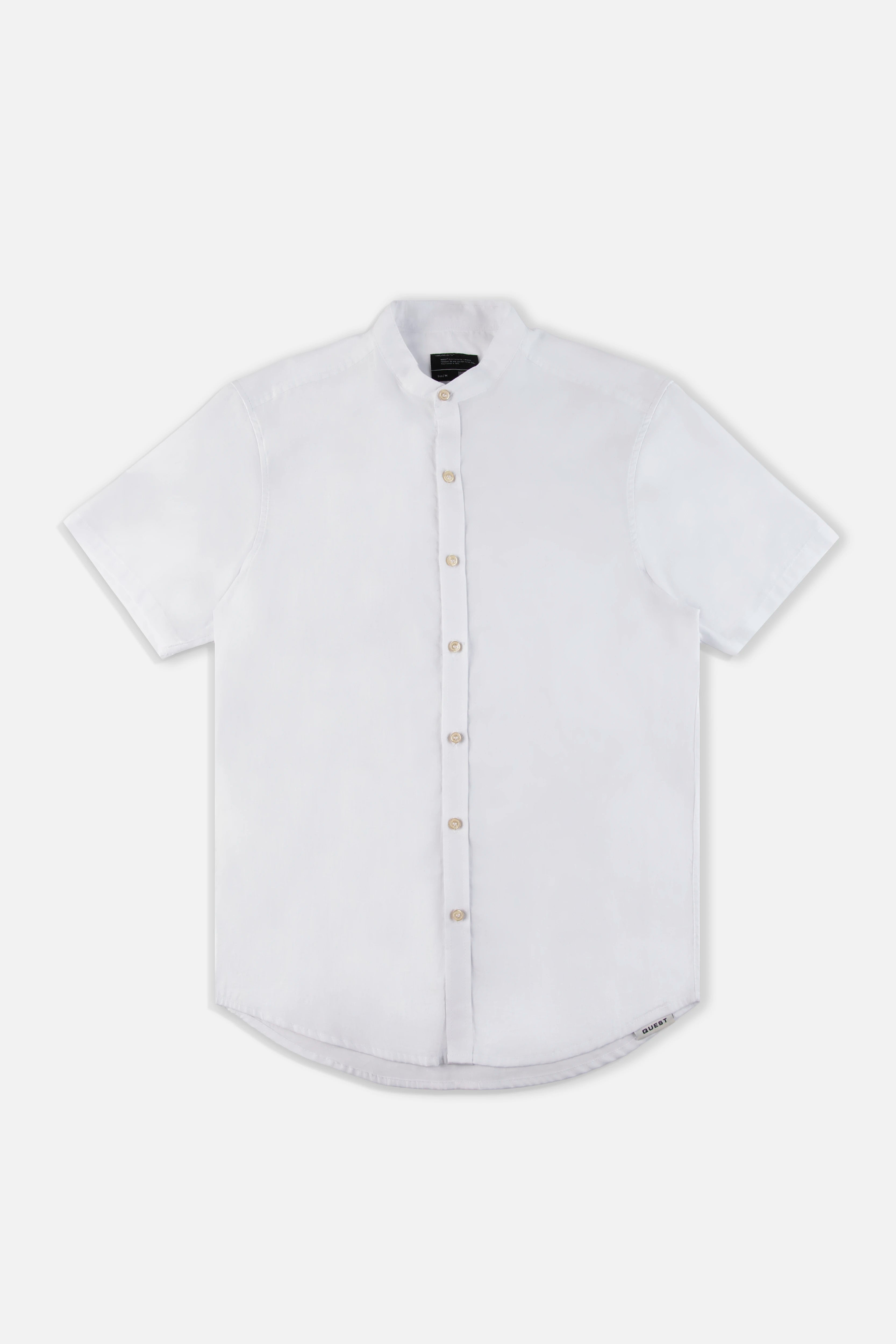 CAMISA MANGA CORTA COLOR CRUDO