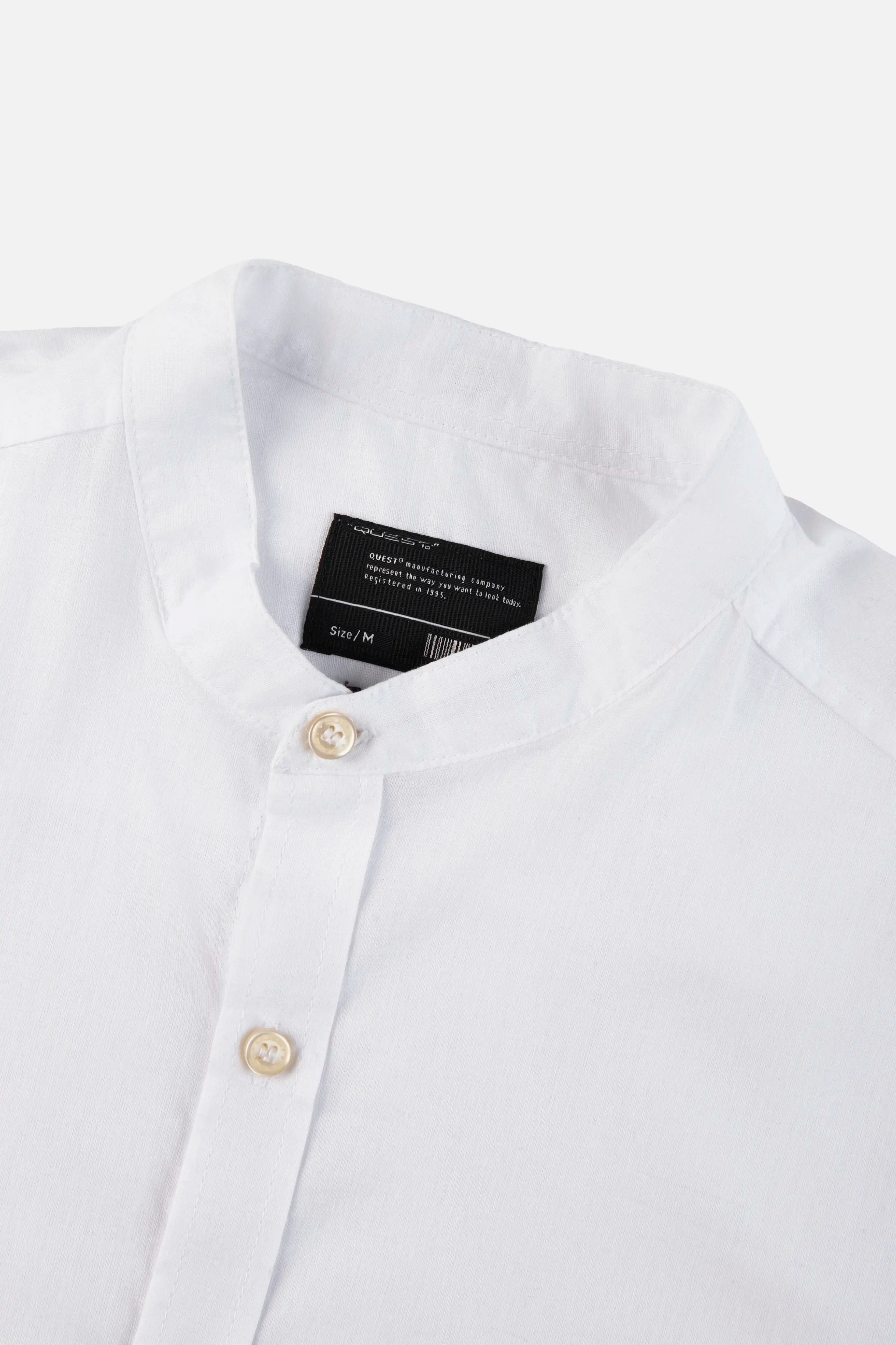 CAMISA MANGA CORTA COLOR CRUDO