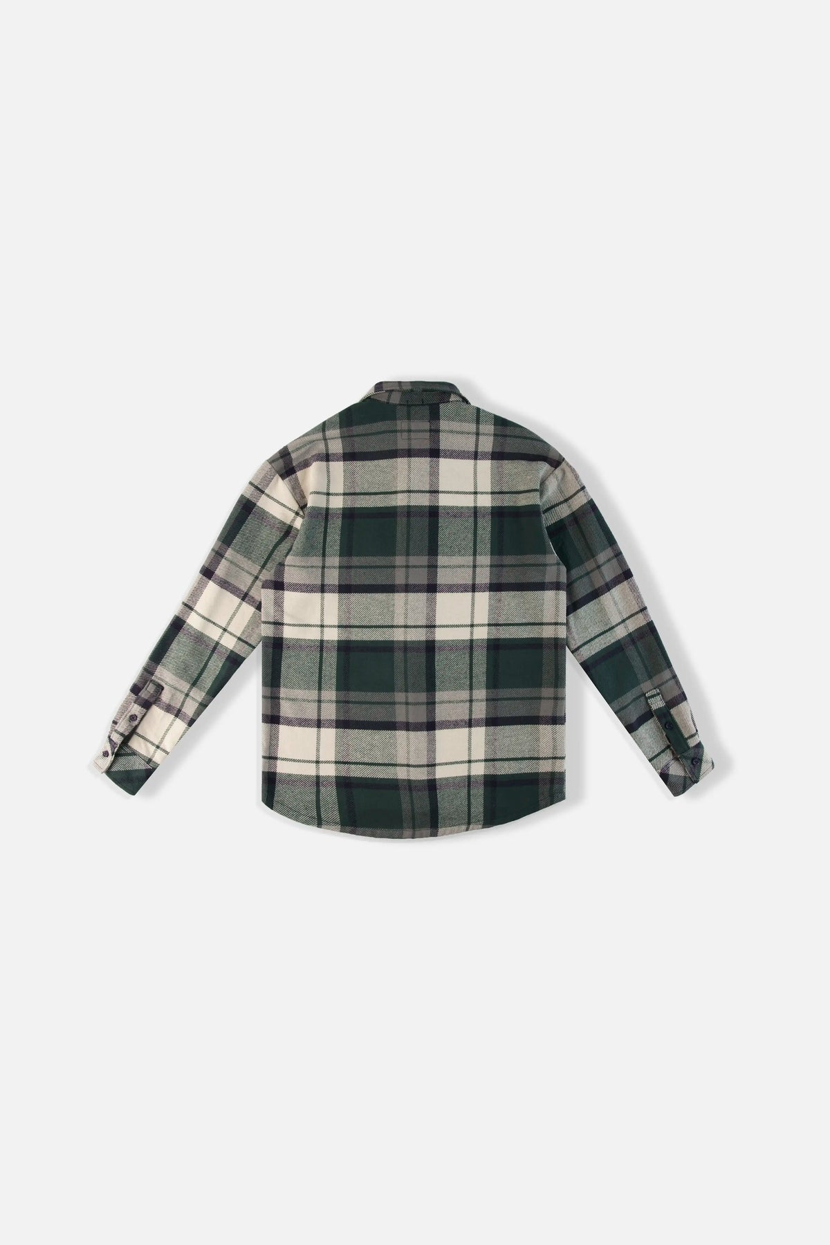 CAMISA MANGA LARGA COLOR VERDE OSCURO