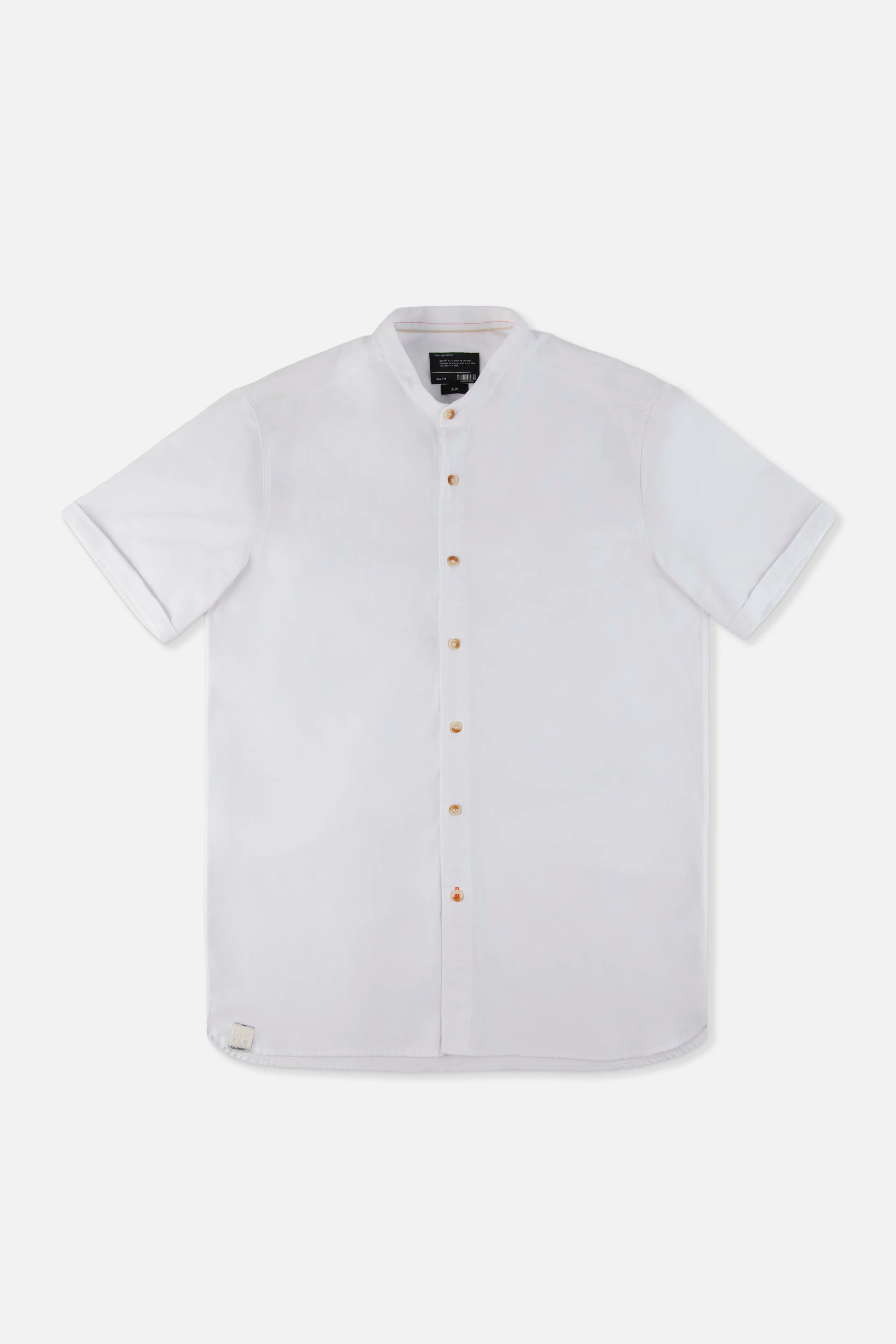 CAMISA MANGA CORTA COLOR BLANCO