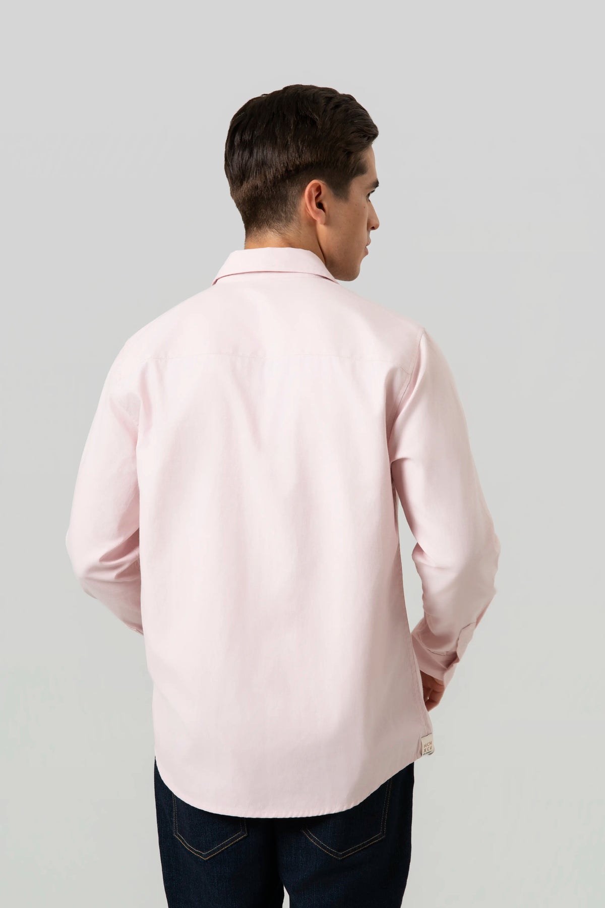 CAMISA MANGA LARGA COLOR PEACH PARFAIT