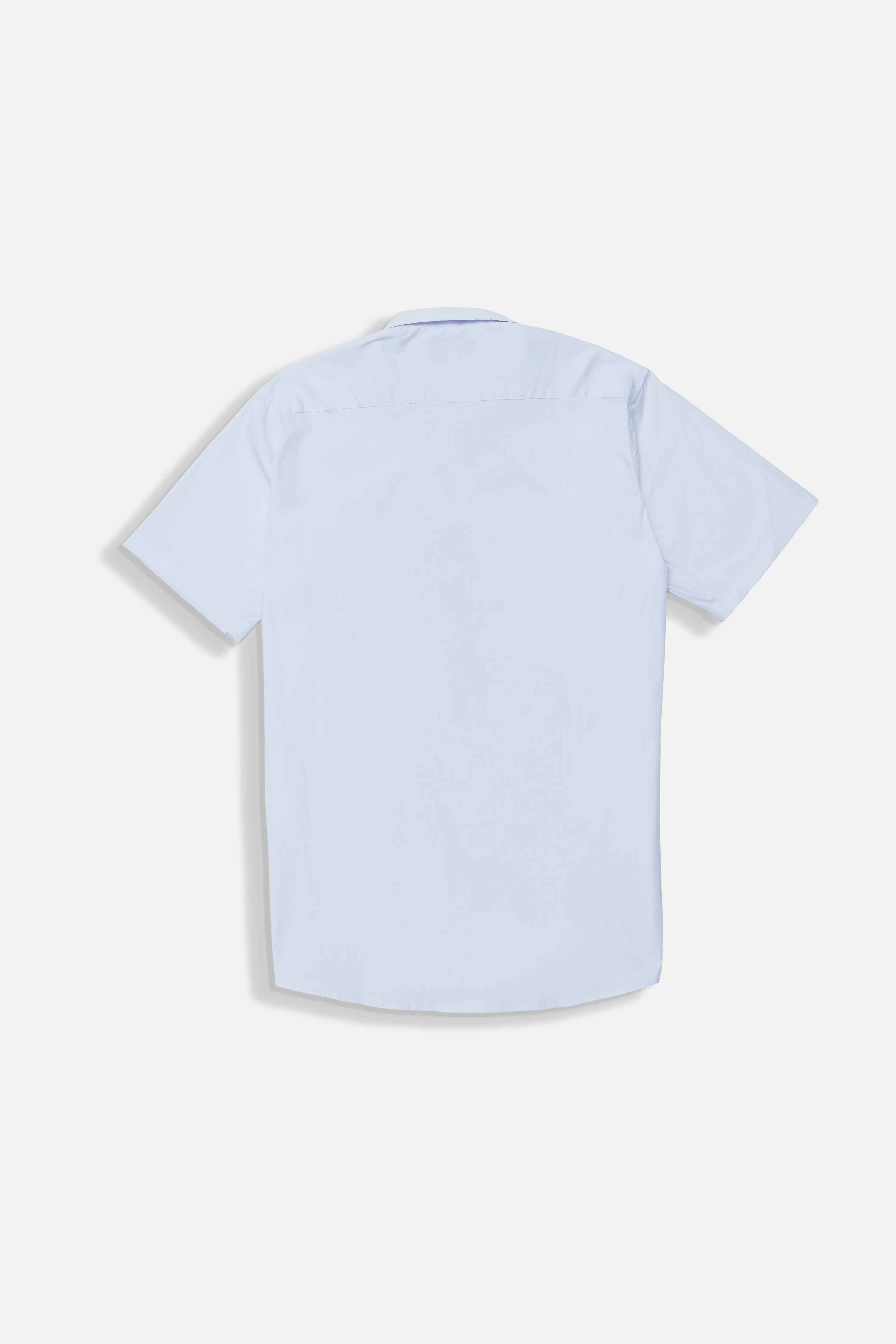 CAMISA SLIM MANGA CORTA COLOR BLANCO OPTICO
