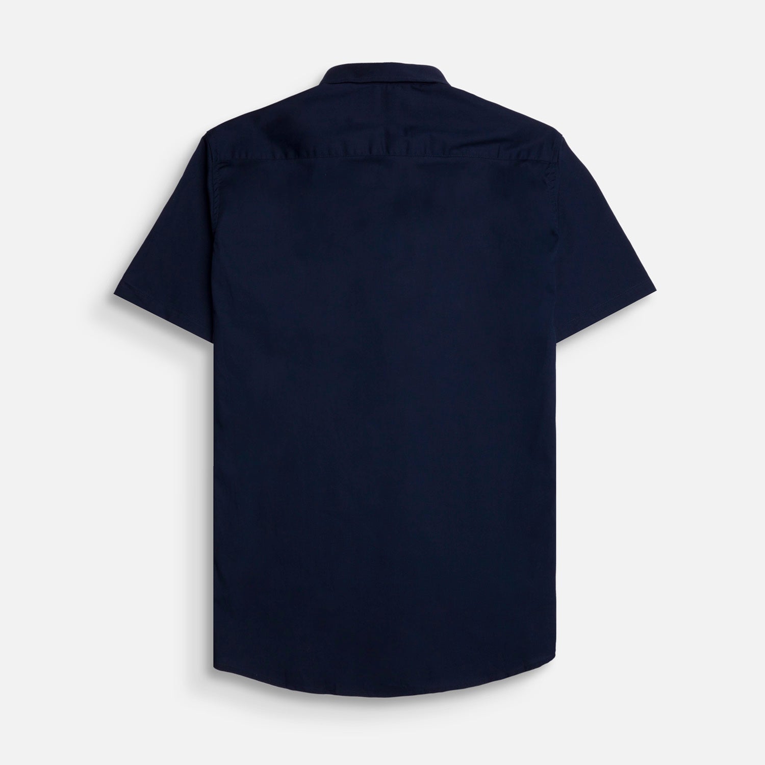 CAMISA SLIM MANGA CORTA COLOR AZUL OSCURO