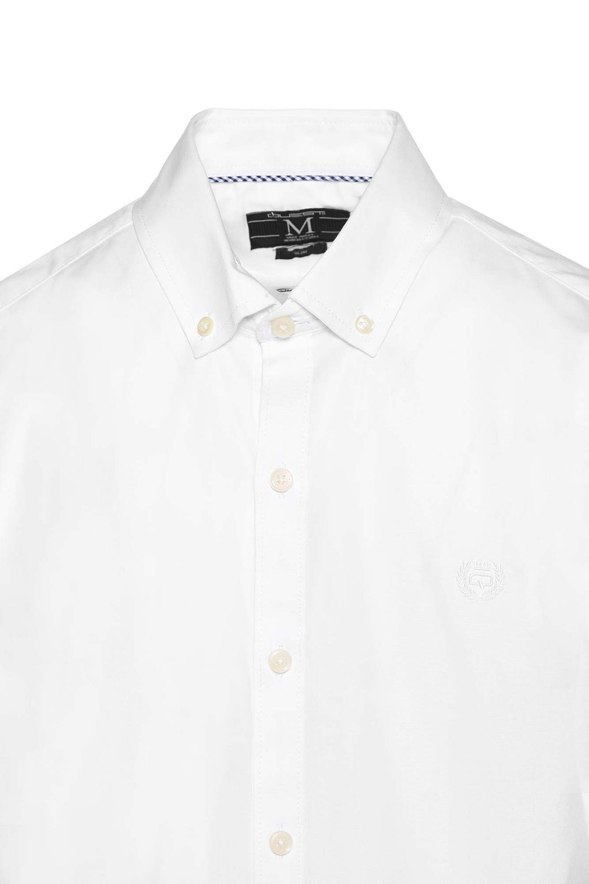 CAMISA SLIM MANGA CORTA COLOR BLANCO OPTICO