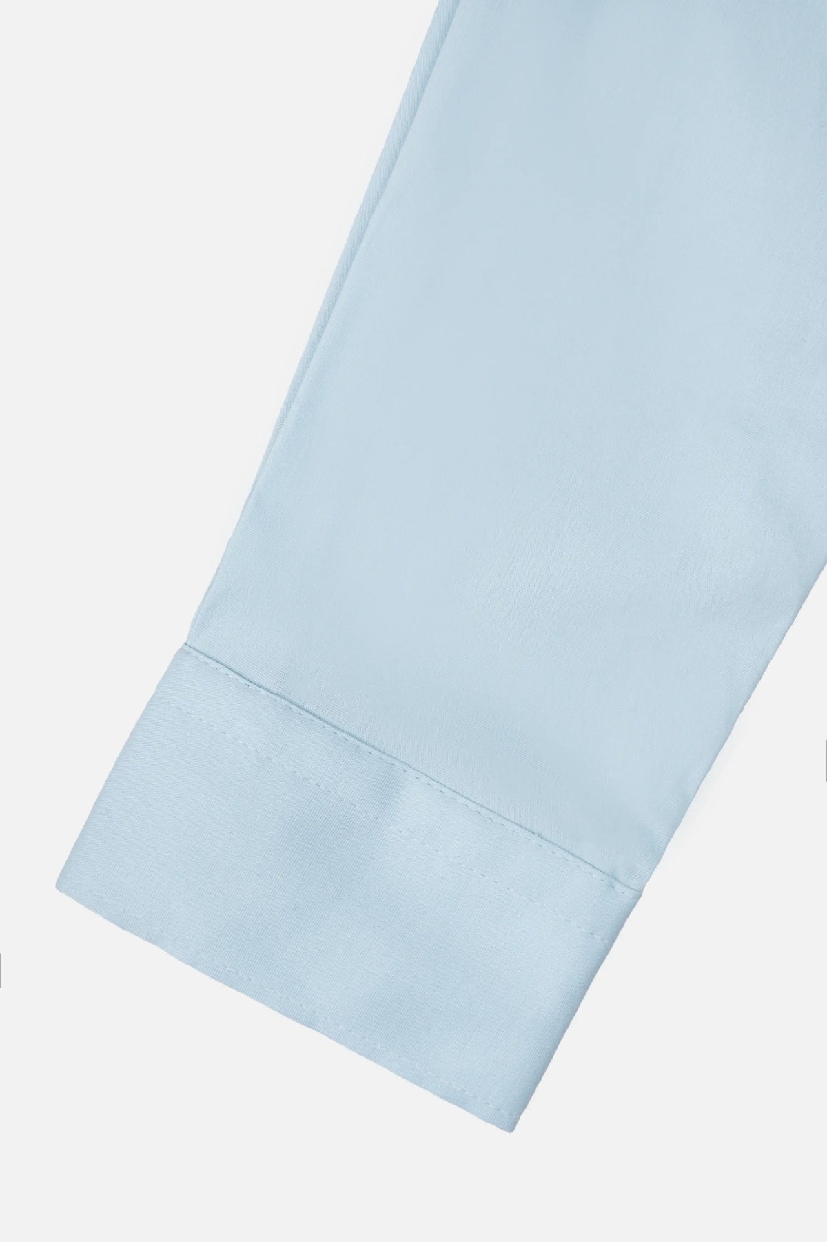 CAMISA SLIM MANGA LARGA COLOR AZUL CLARO