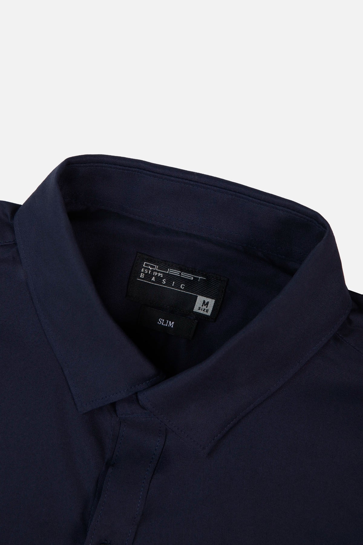 CAMISA MANGA LARGA COLOR AZUL OSCURO