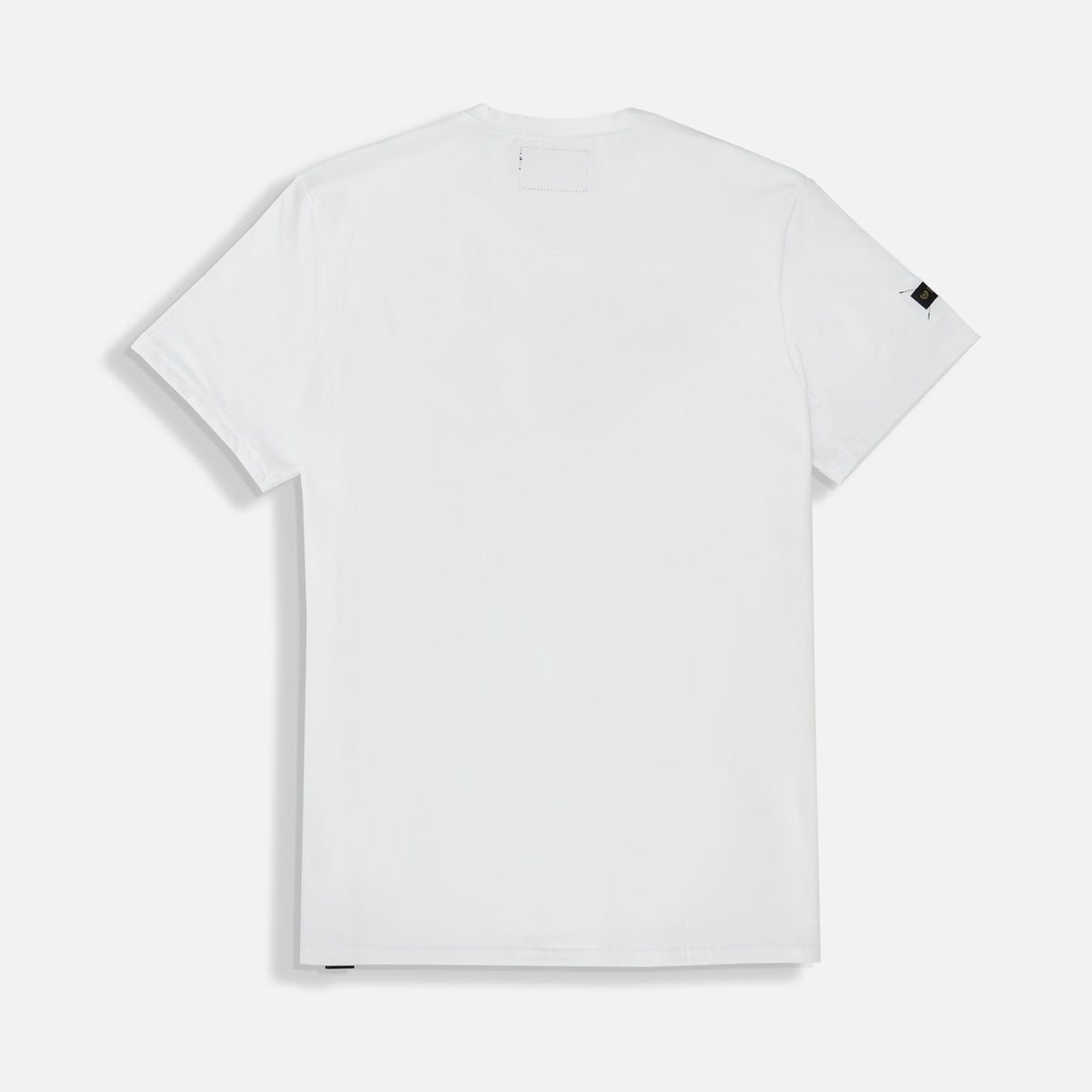 CAMISETA SLIM MANGA CORTA COLOR BLANCO OPTICO